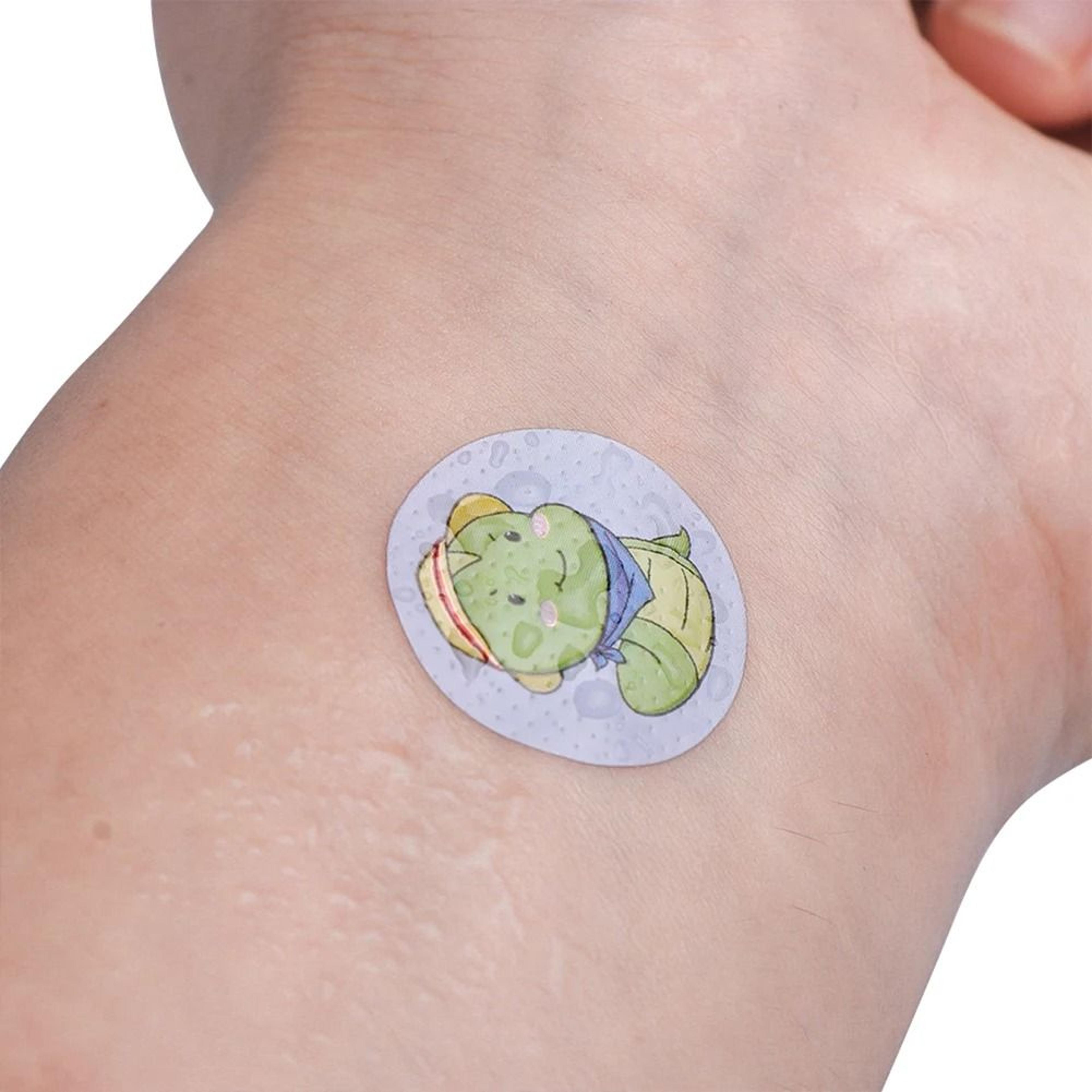 100 Piece Set Mini Round Spot Bandages In Skin Color For Breathable Waterproof First Aid Care 3