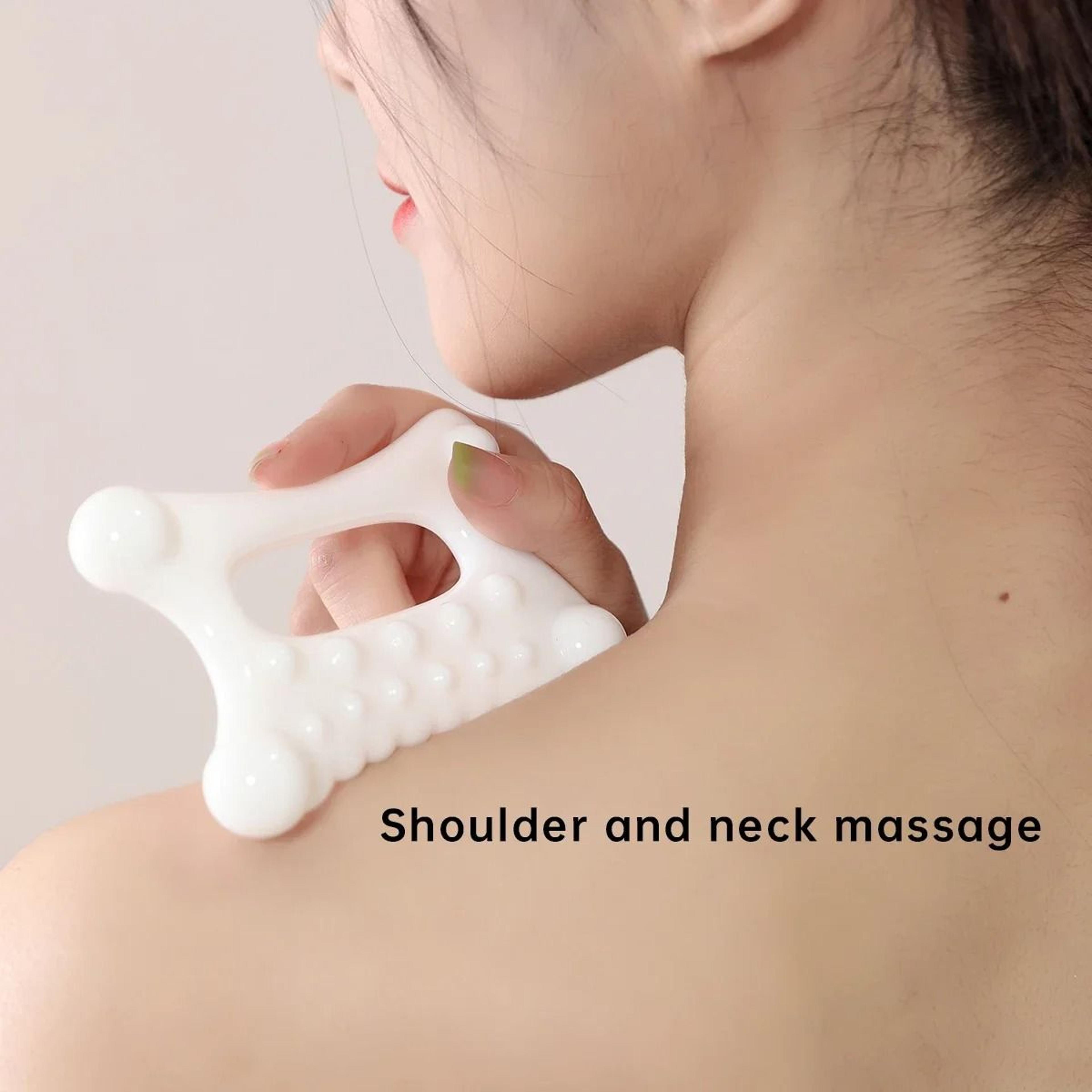 Resin Facial Gua Sha Massage Board And Portable StaticFree Body Scraping Plate For Women 3