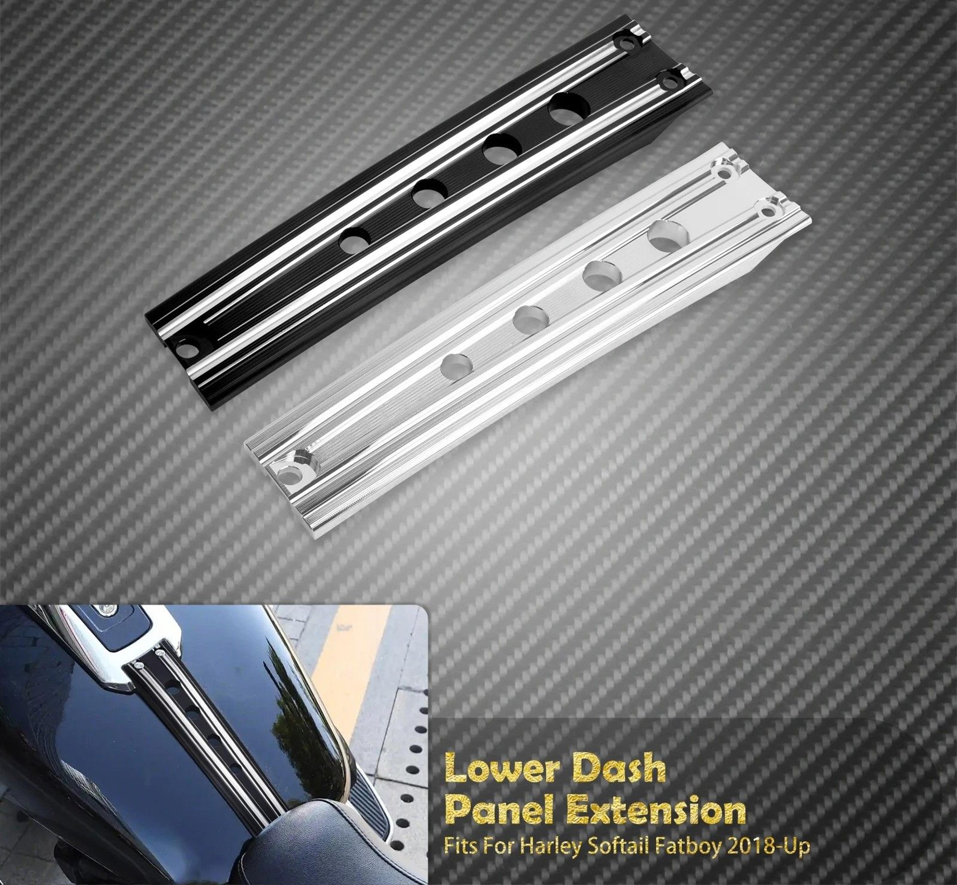 Motorcycle Lower Dash Panel Extension And Fuel Tank Decorative Trim For Harley Davidson Softail Mod 0