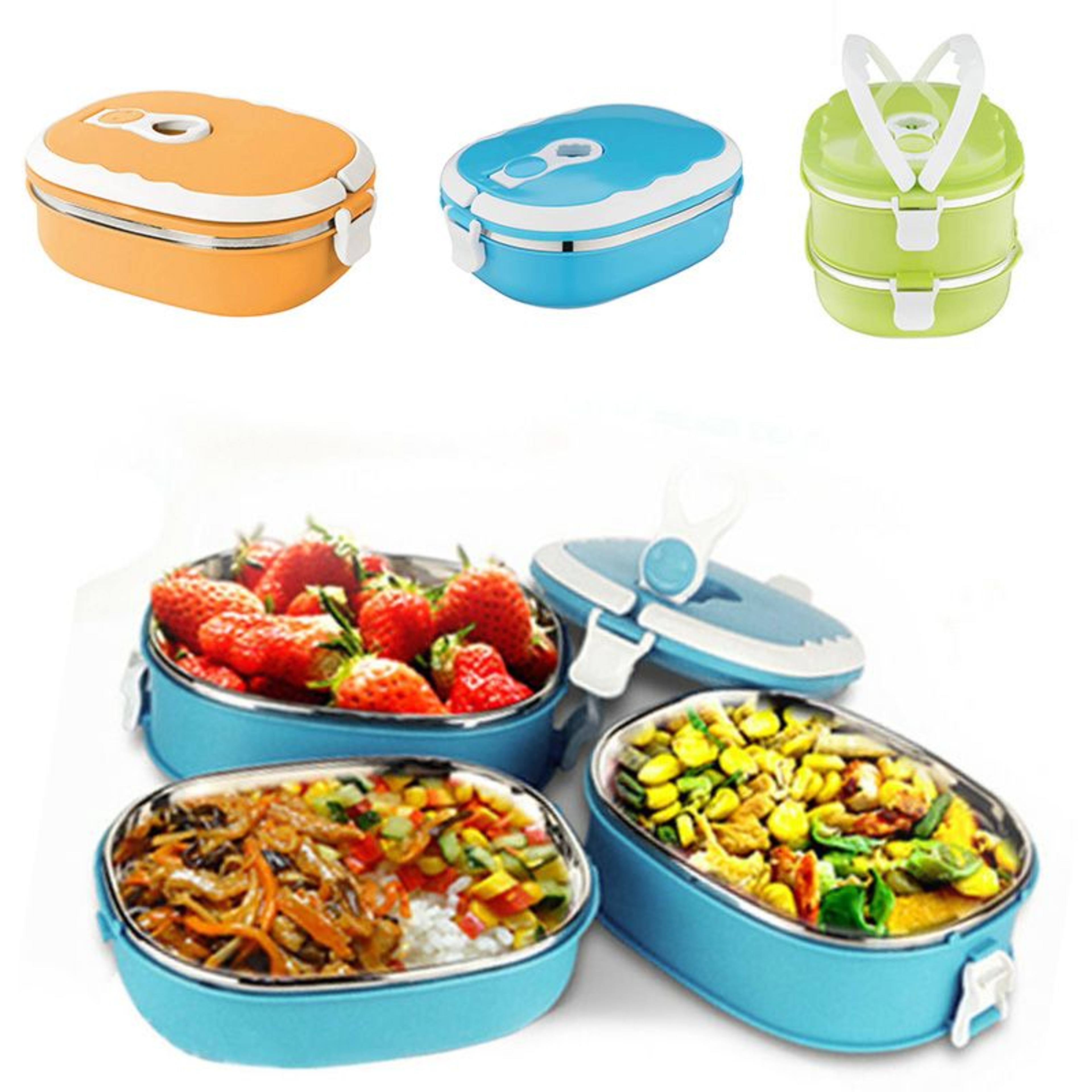 portable thermal insulated lunch box – food-grade stainless steel interior food storage container