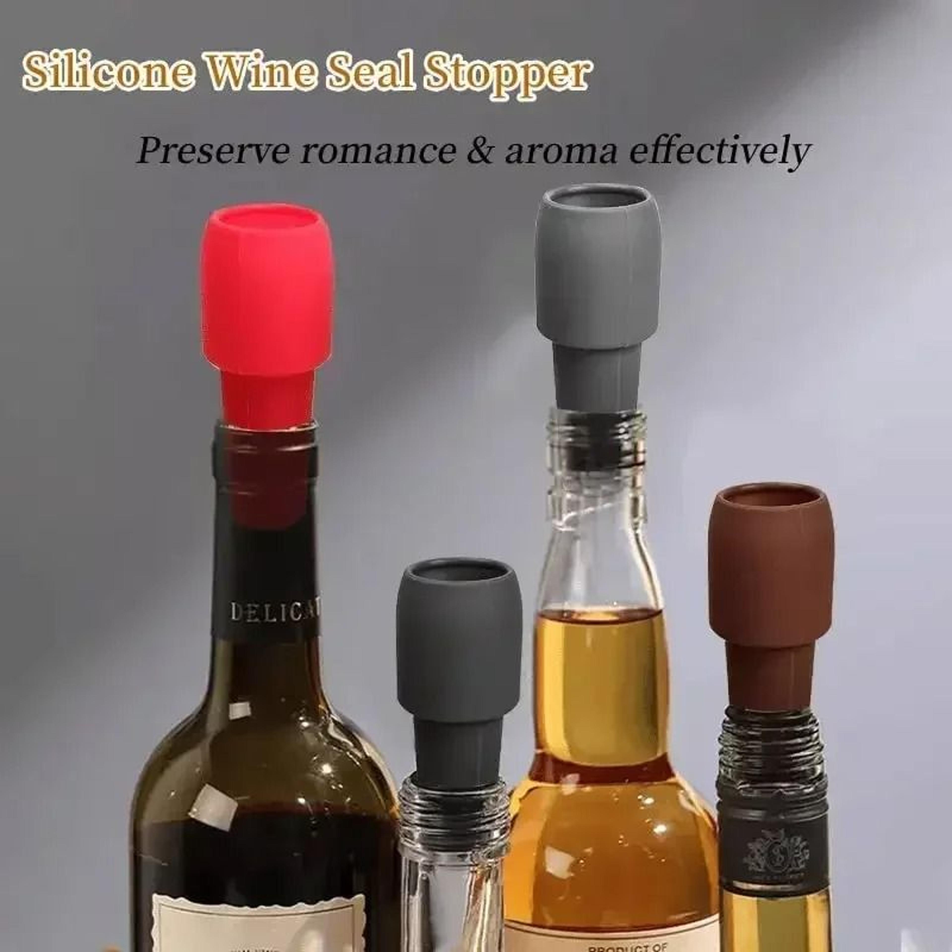 Universal Red Wine Bottle Stopper With Soft Silicone Double Seal Bar Tool And Kitchen Preservation  1