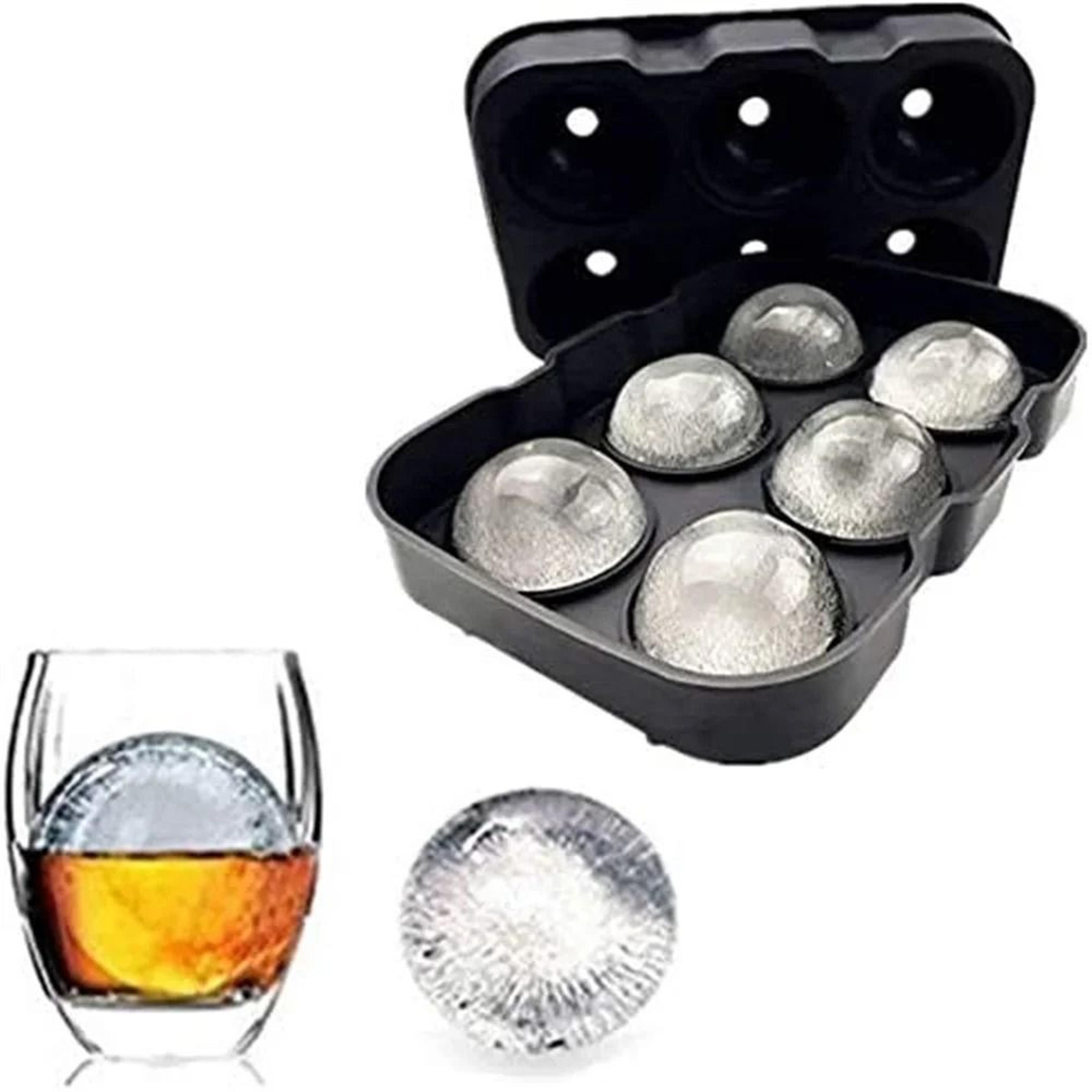 Silicone Ice Ball Maker For Large 3D Round Sphere Shapes For Whiskey And Cocktail Freezer Trays 7