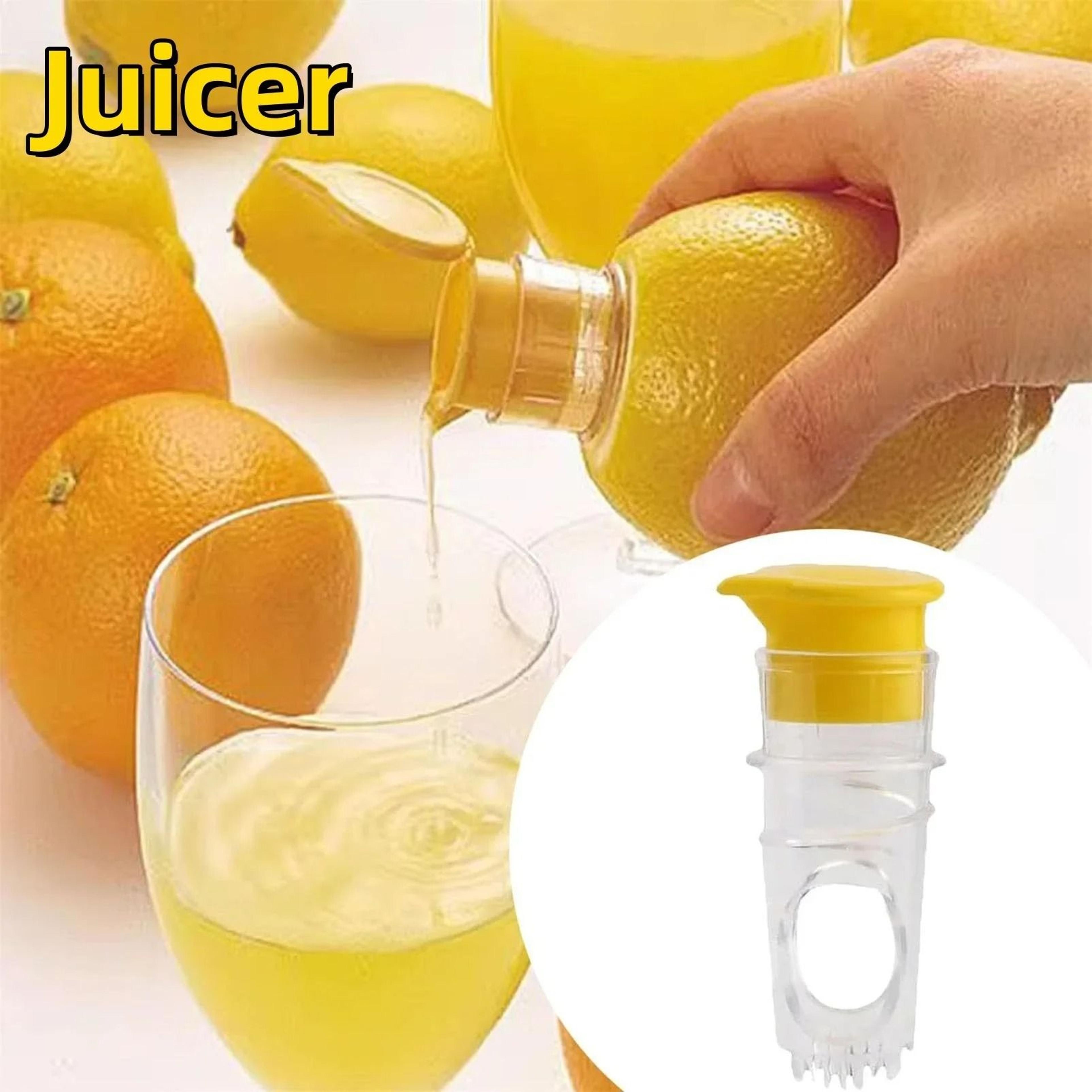 plastic manual citrus juicer and mini lemon orange squeezer extractor for fresh juice preparation