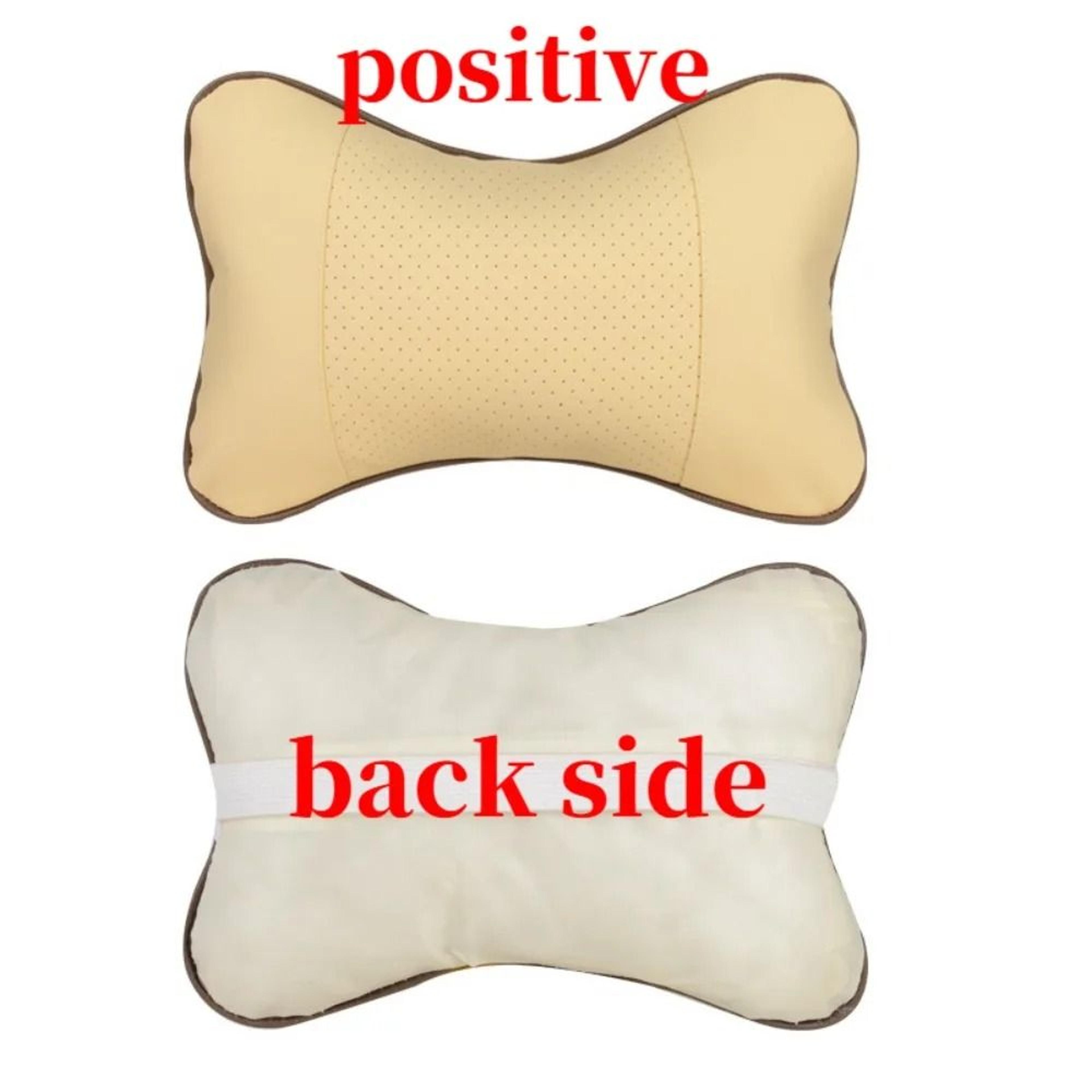 Universal PU Leather Car Neck Pillow Headrest Cushion For Driving Comfort 15