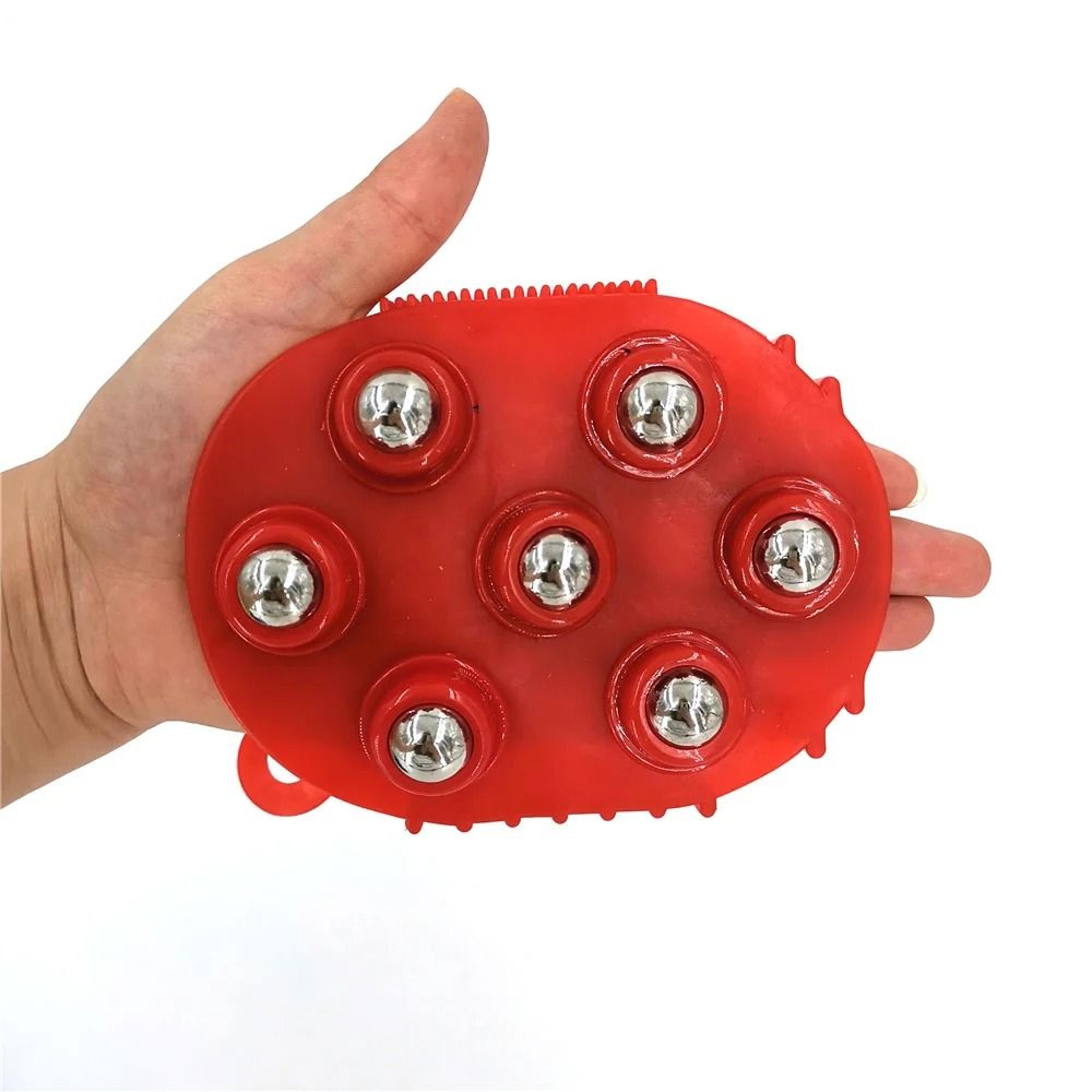 7 Ball Body Massage Glove Roller Massager For Anti Cellulite And Muscle Relief 5