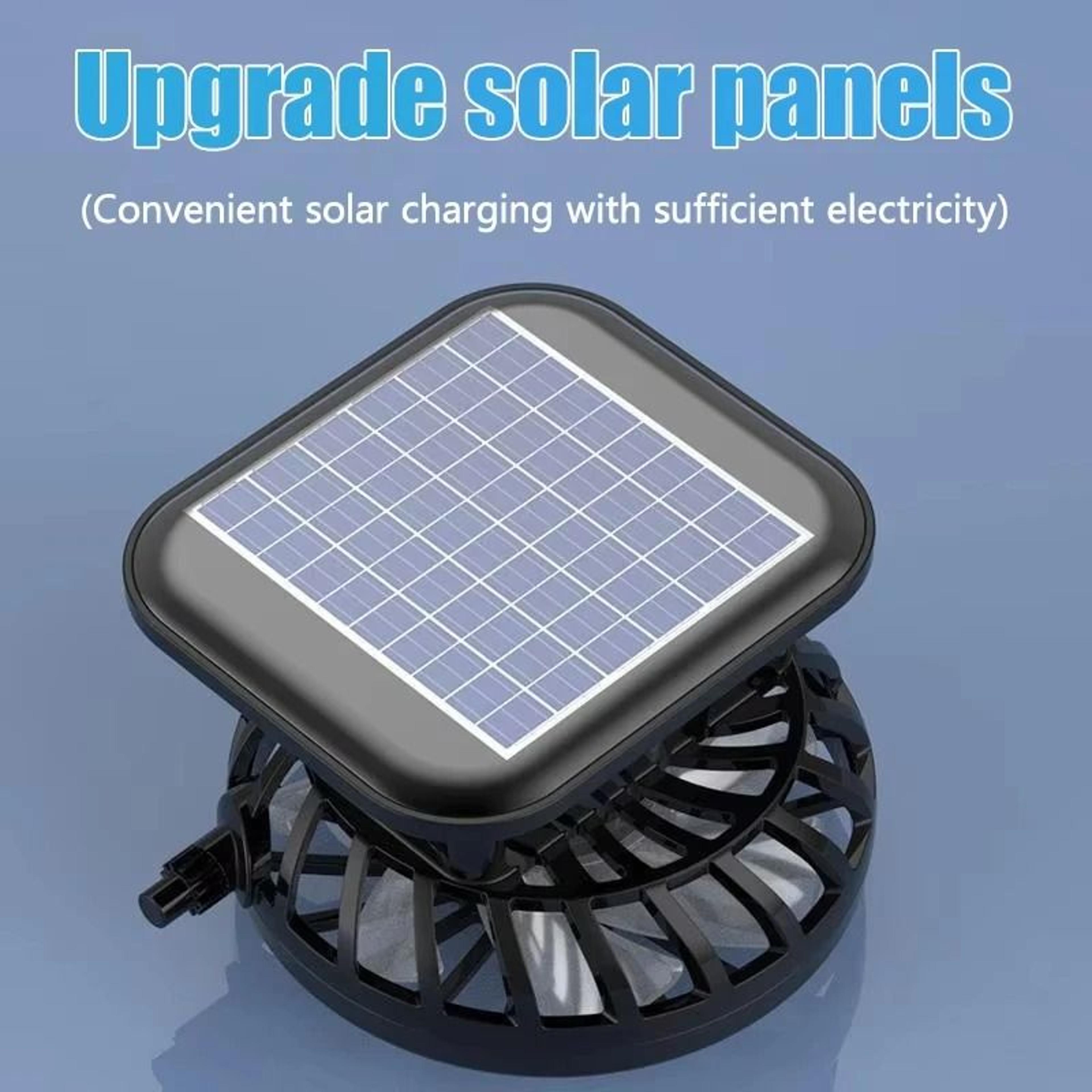 Solar Fan Outdoor Fisherman Hat For Camping Fishing Hiking With Portable Solar Charging 1