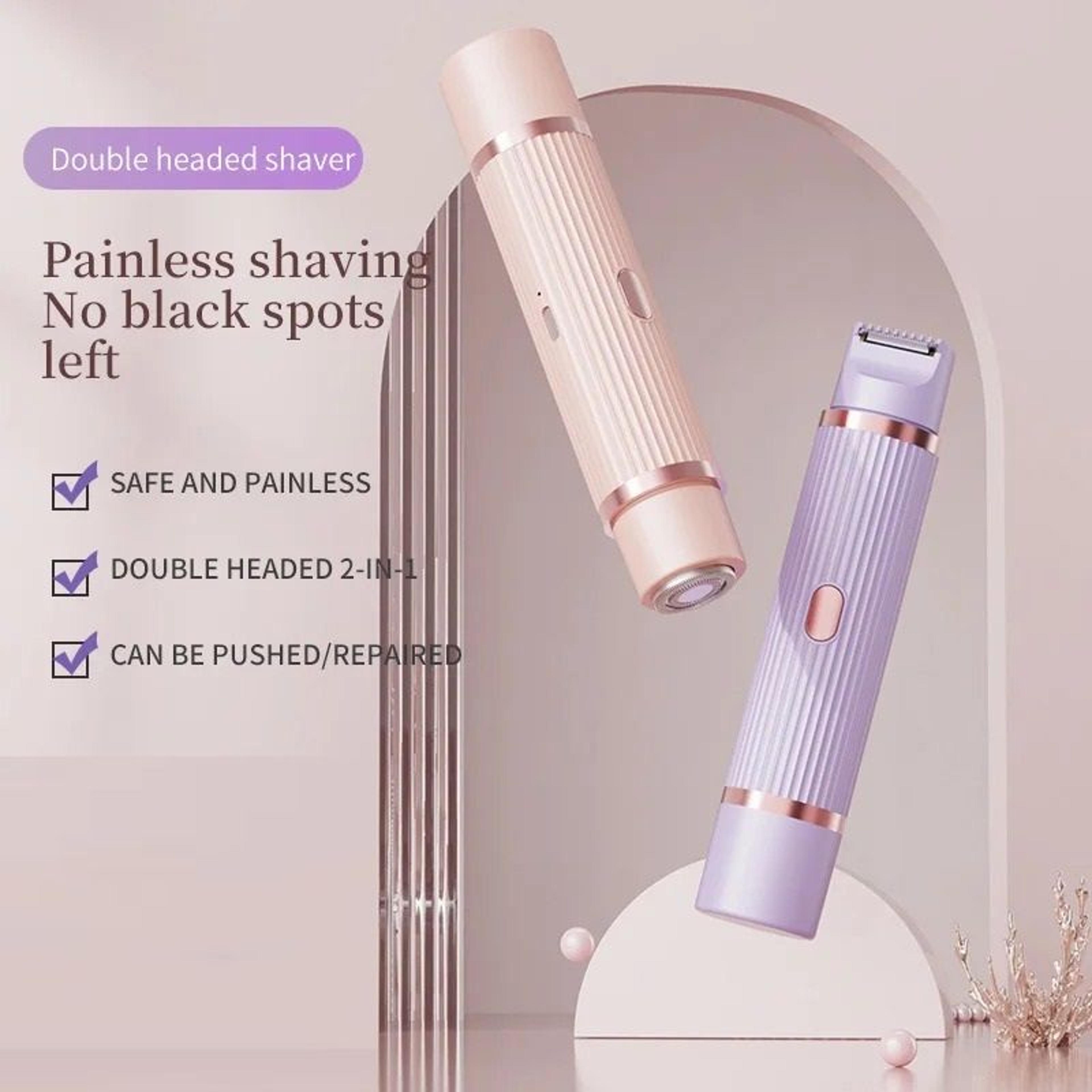 2 in 1 electric portable hair trimmer and shaver for men and women