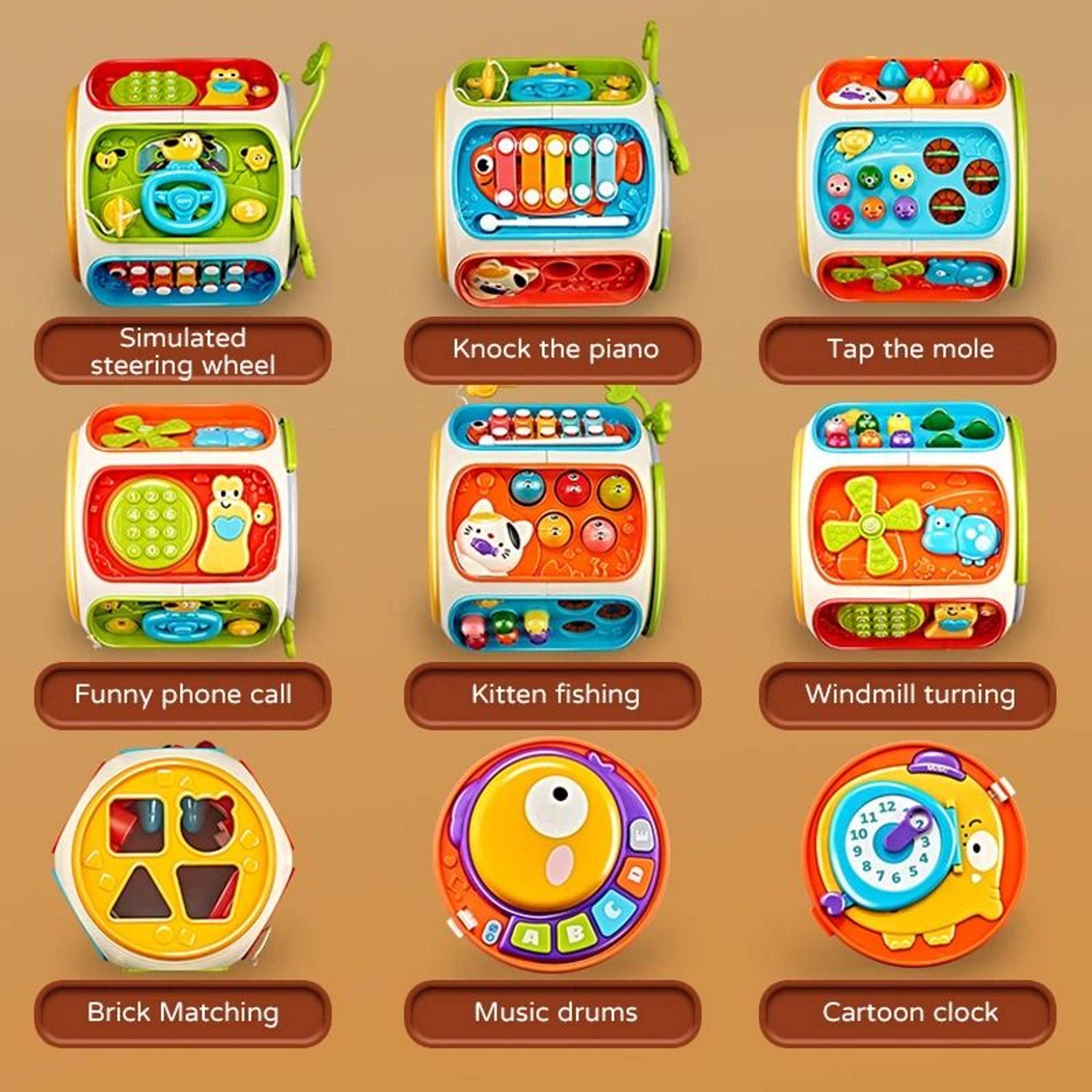 Baby Cell Phone Toy With Music Sound Light And Early Educational Development Features 1