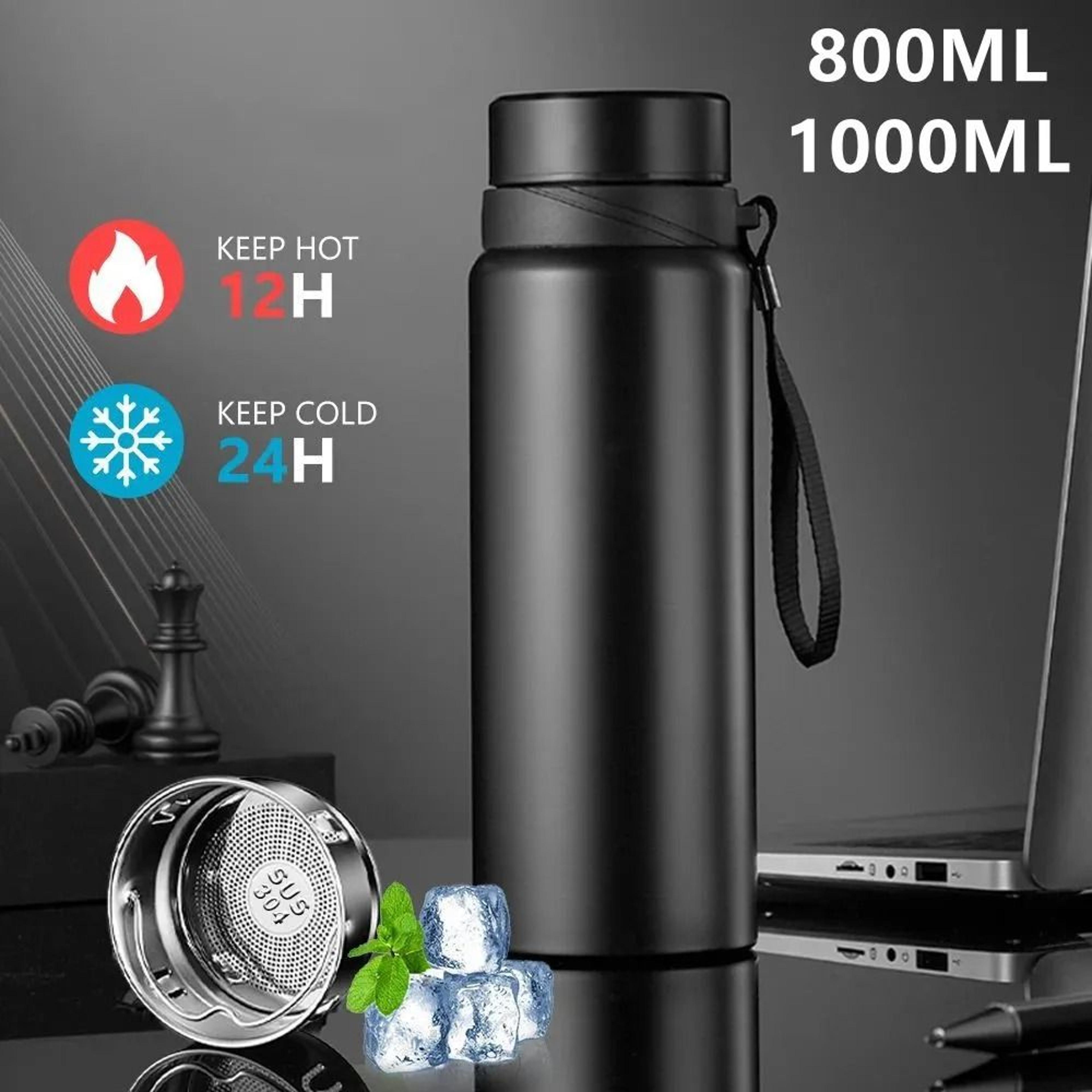 stainless steel thermal water bottle for cold and hot drinks