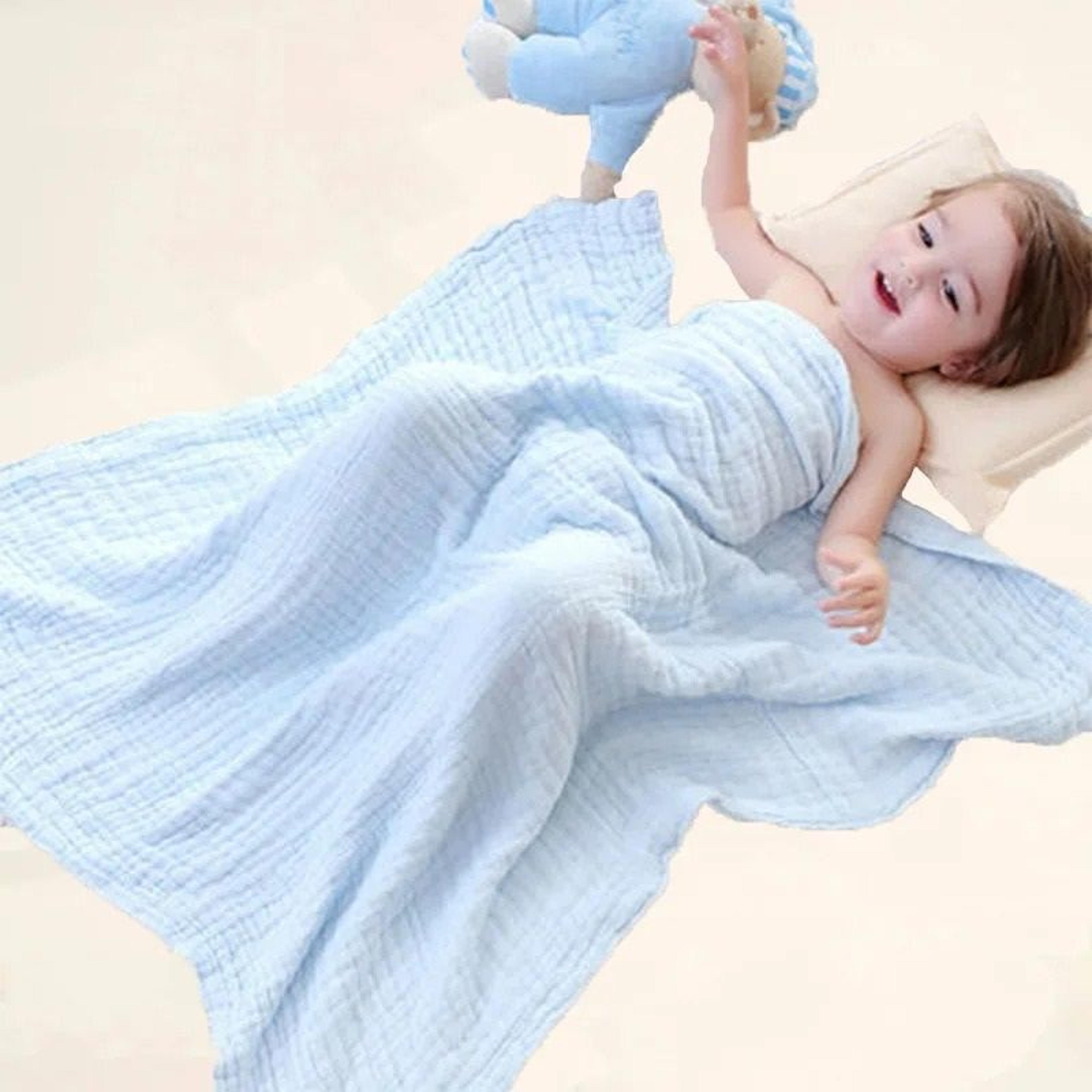 6Layer Cotton Gauze Baby Bath Towel And Newborn Swaddle Blanket 2