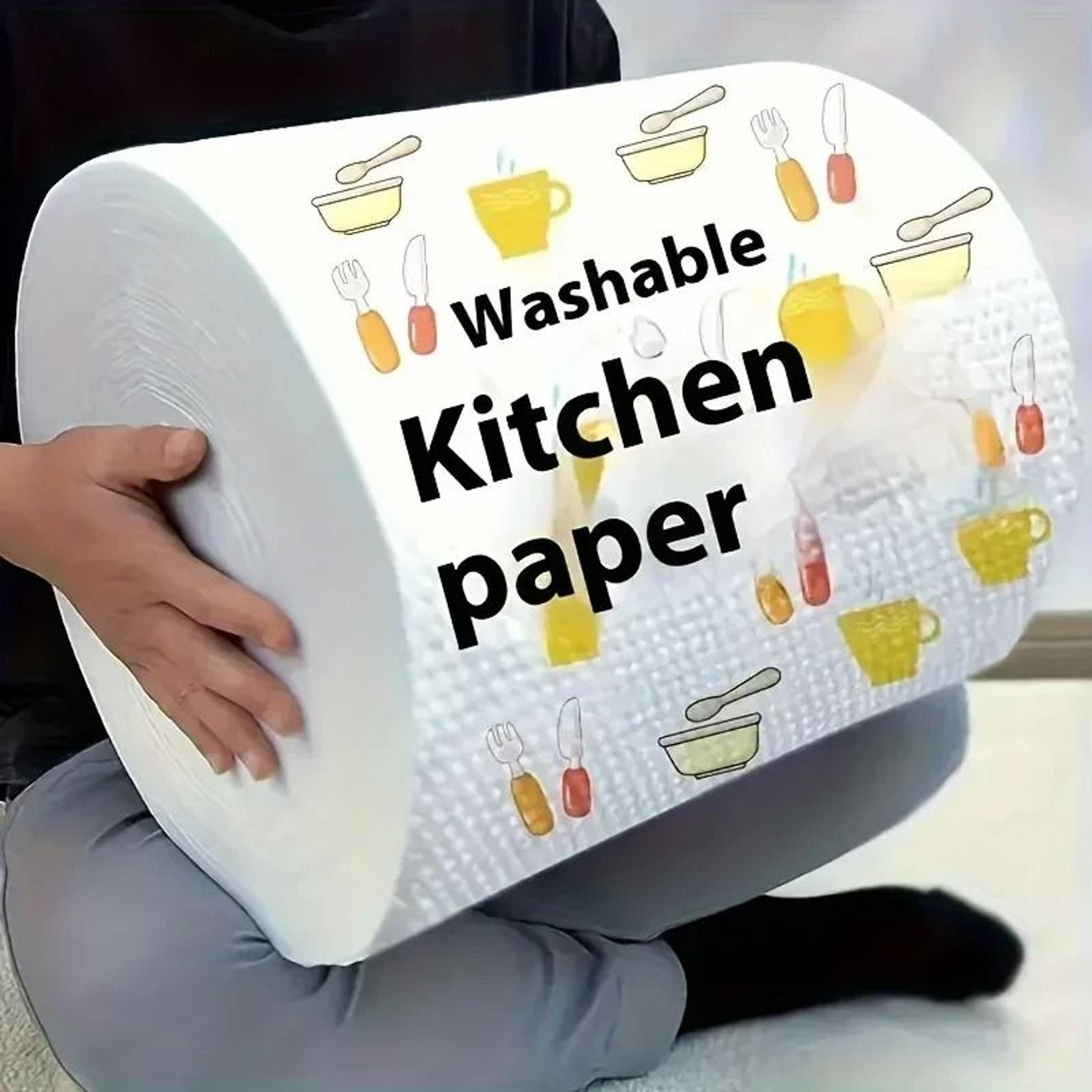 disposable kitchen cleaning dishcloth dry and wet dual-use non-stick oil rags