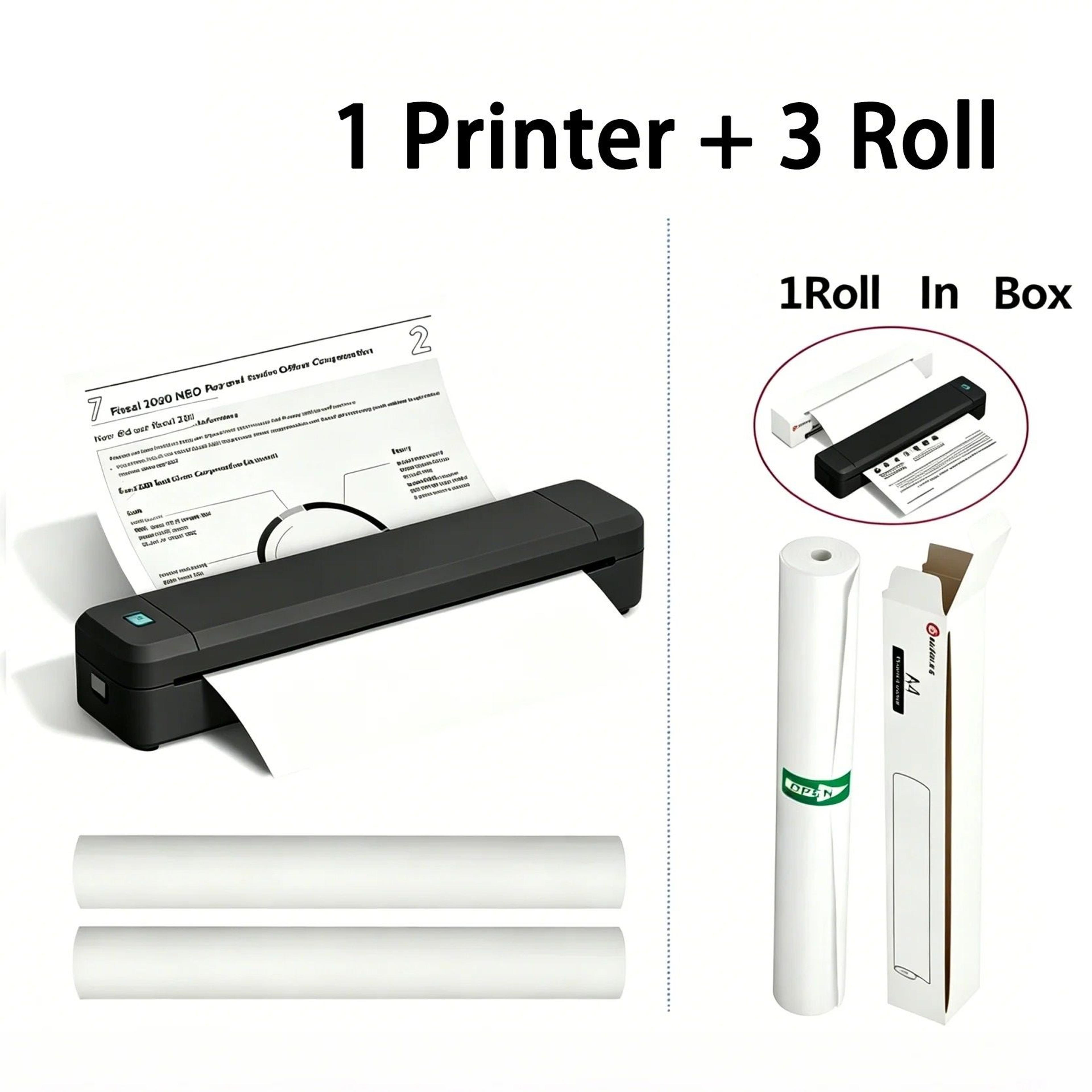 Mini Portable Bluetooth Thermal Printer A4 Paper And Tattoo Stencil Maker 8