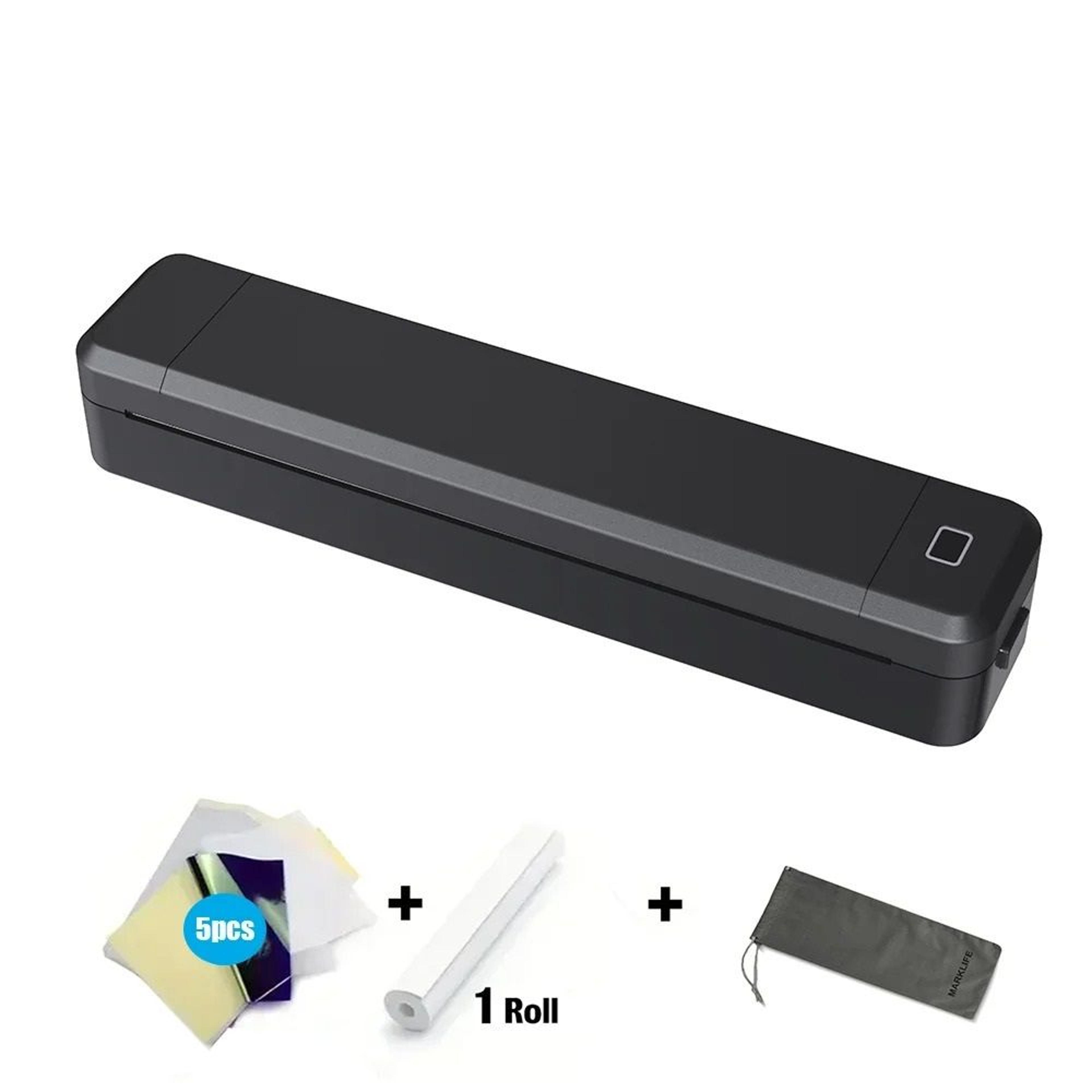 Mini Thermal Label Printer Bluetooth A4 Paper And Tattoo Stencil Printer 7
