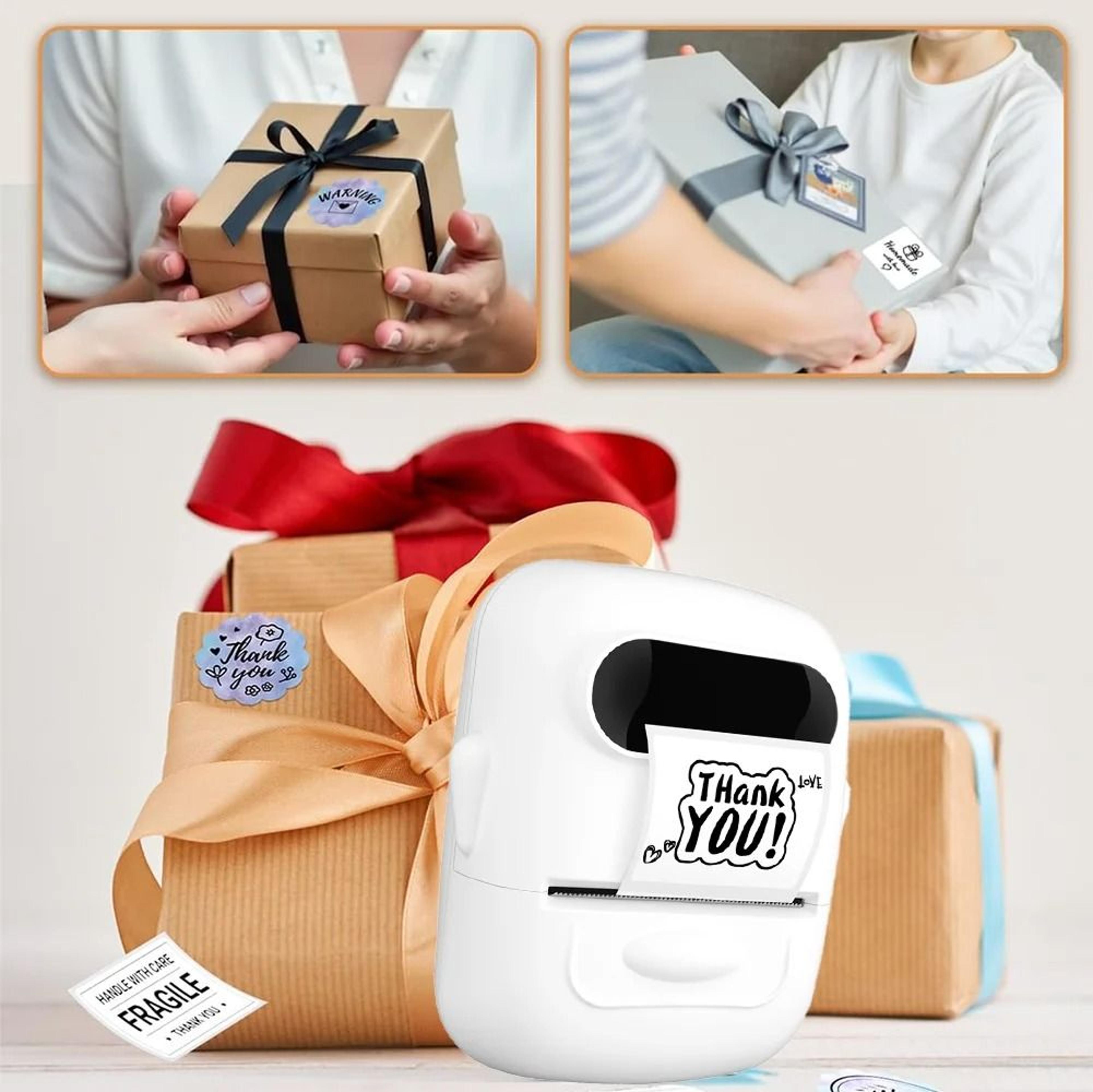 Mini Thermal Label Printer Portable Bluetooth Inkless Sticker Machine 3