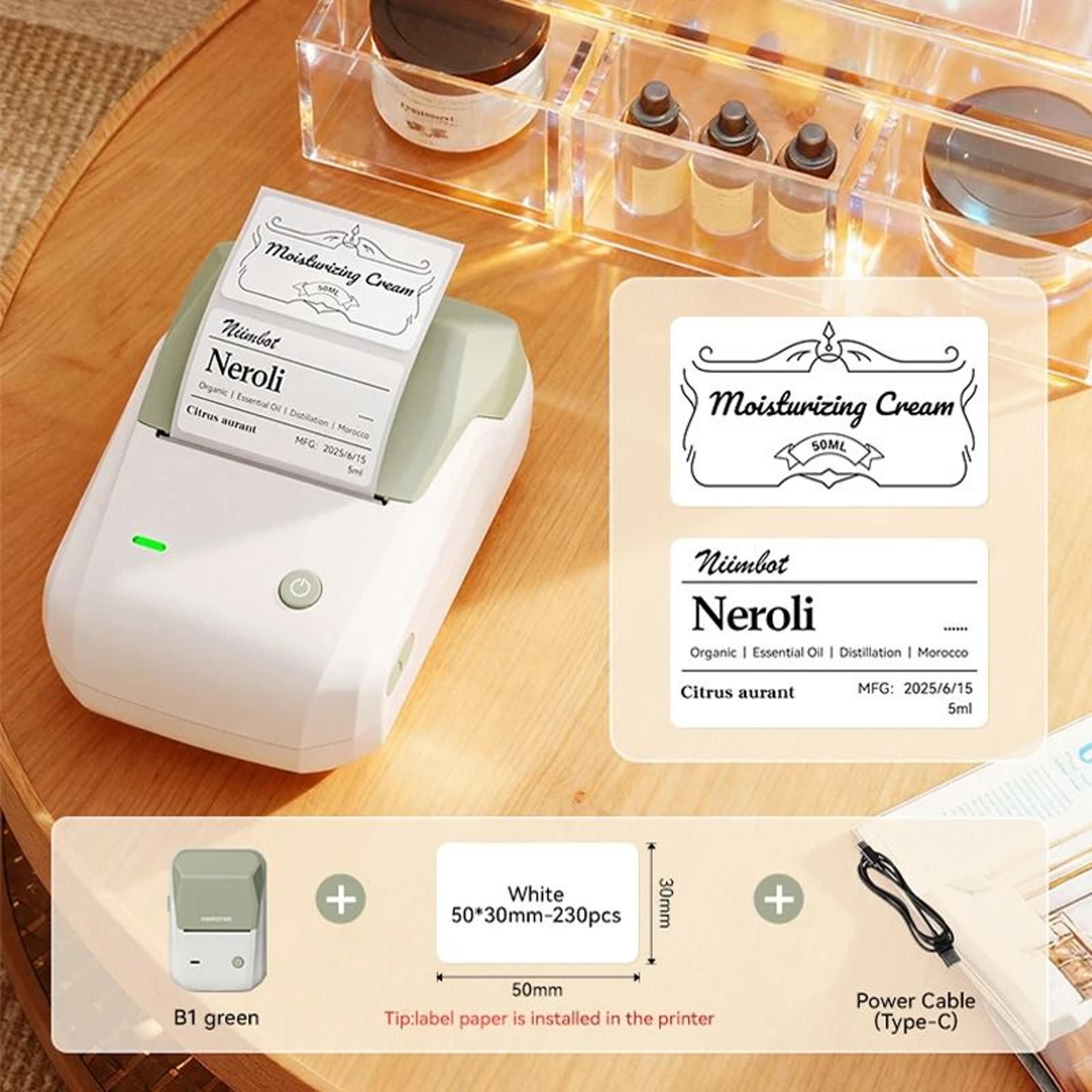 Wireless Portable Thermal Label Printer Bluetooth Barcode And Price Sticker Maker 4