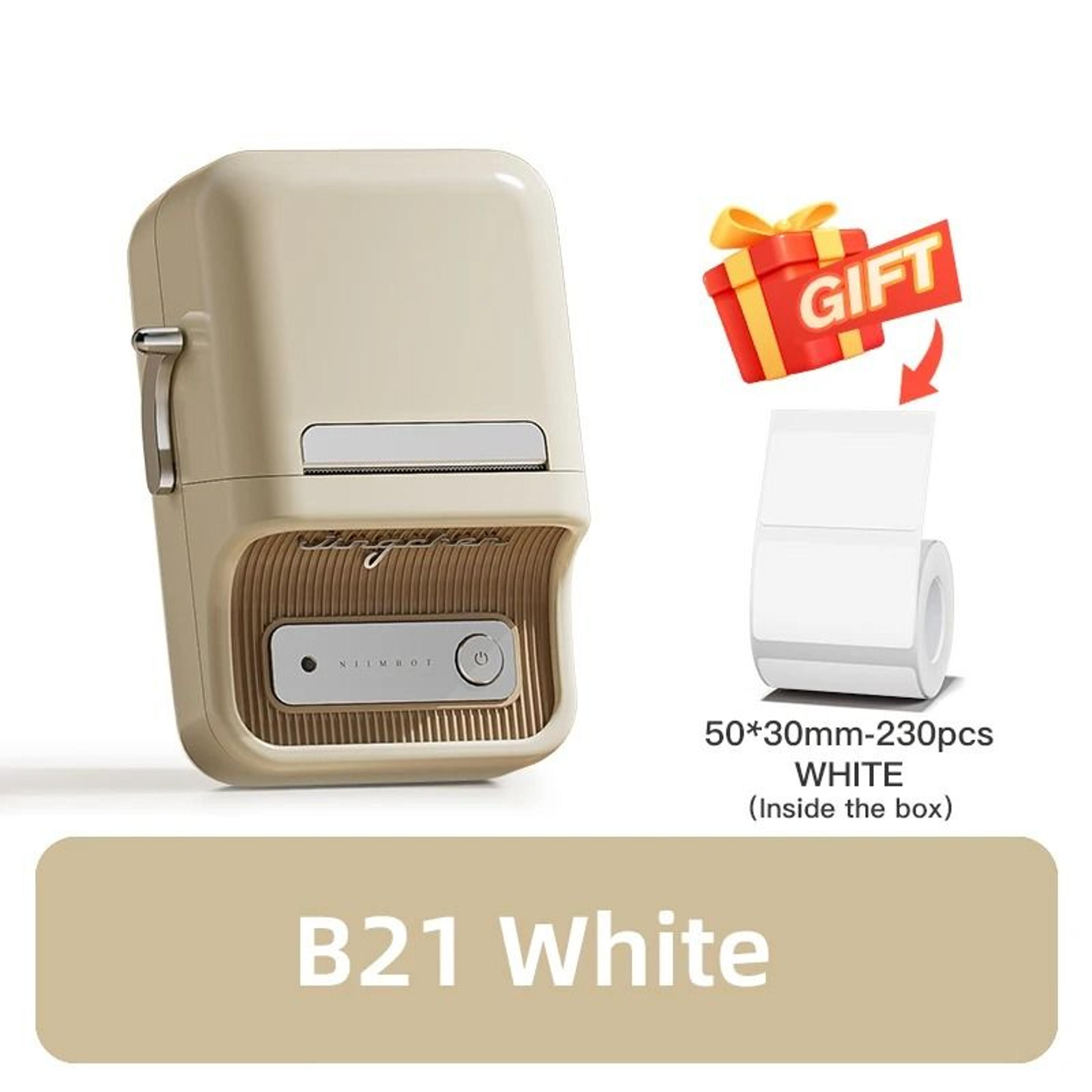 Bluetooth Adhesive Label Printer Mini Thermal Barcode Label Maker 7