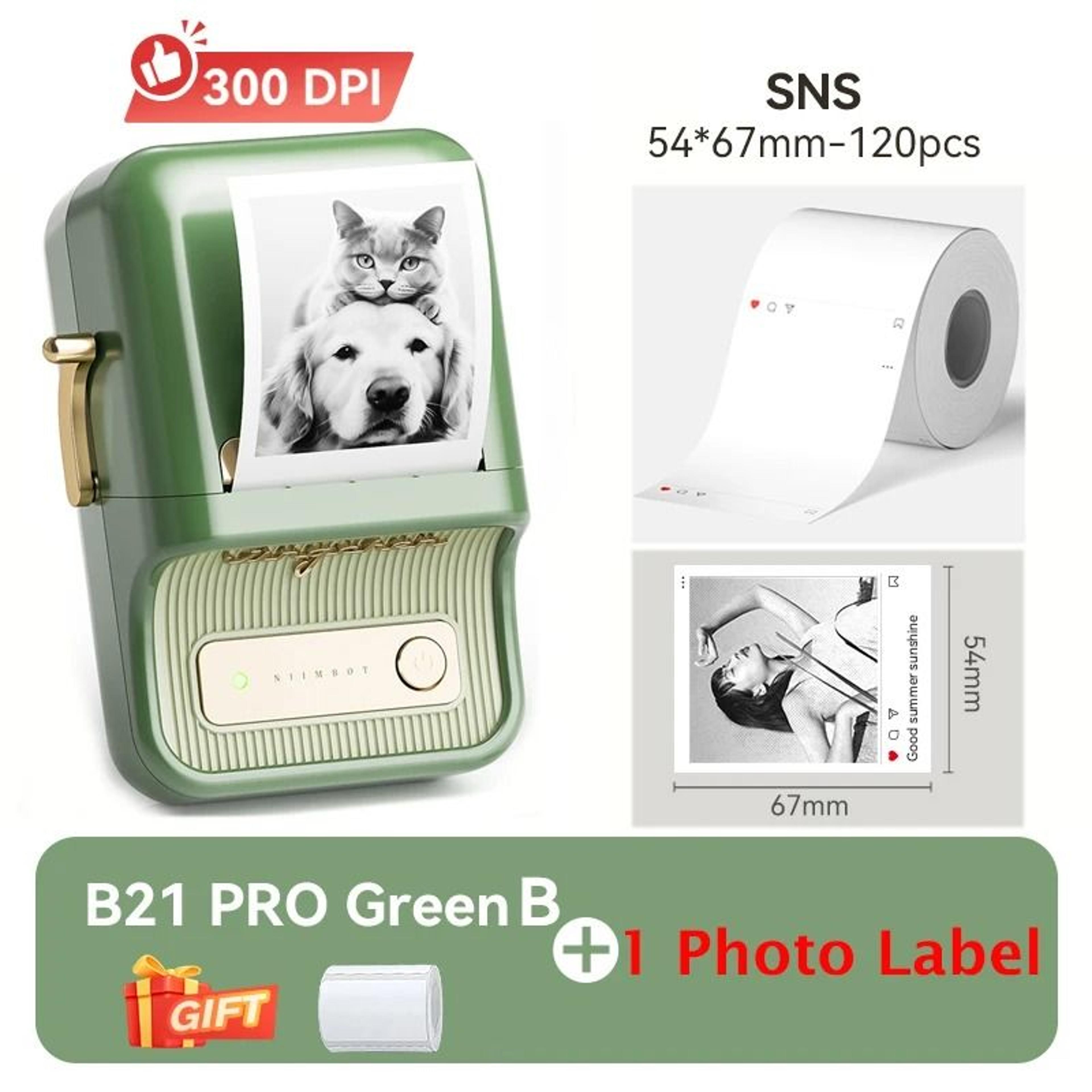 Bluetooth Adhesive Label Printer Mini Thermal Barcode Label Maker 22