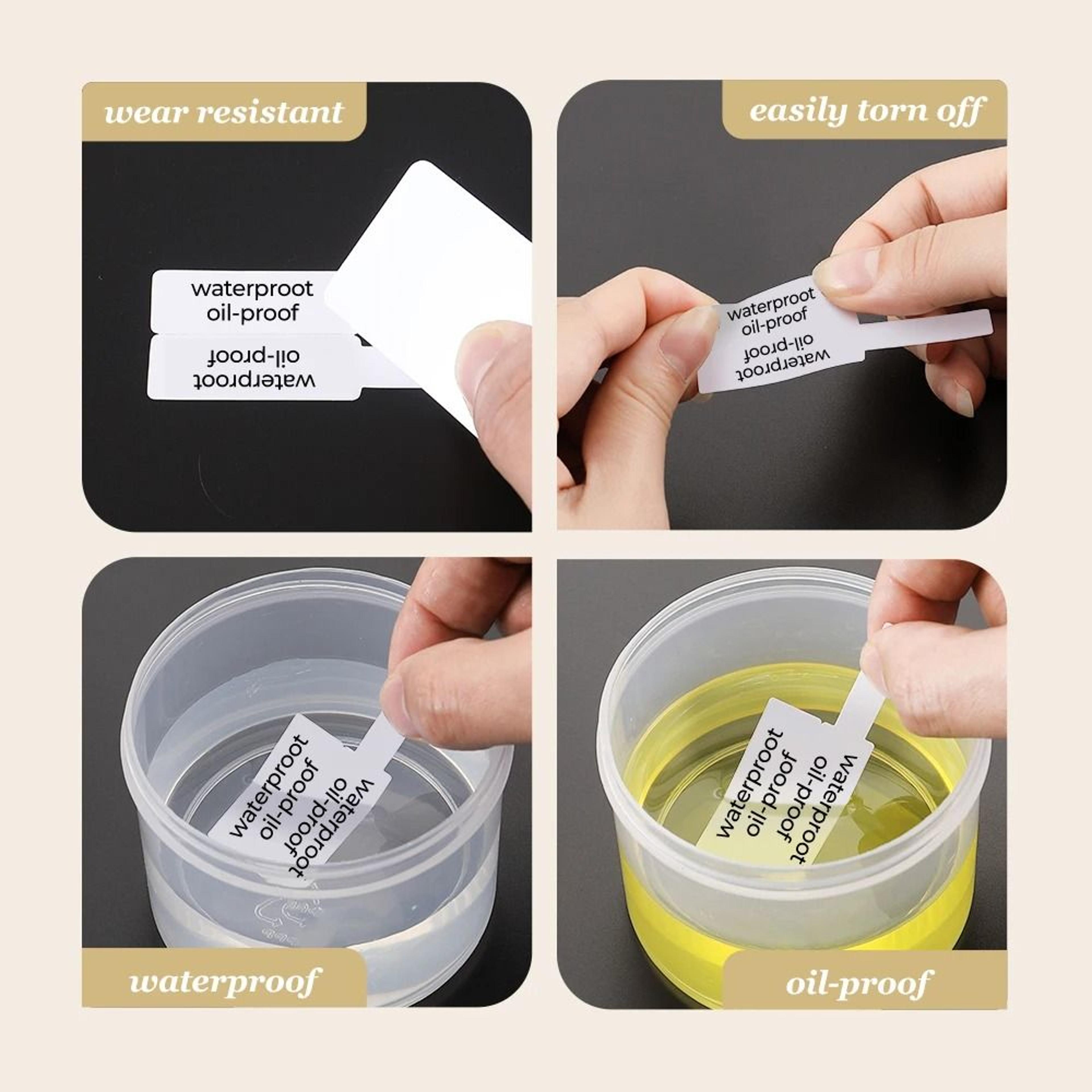 Color SelfAdhesive Network  Security Cable Thermal Label Sticker Tape 2