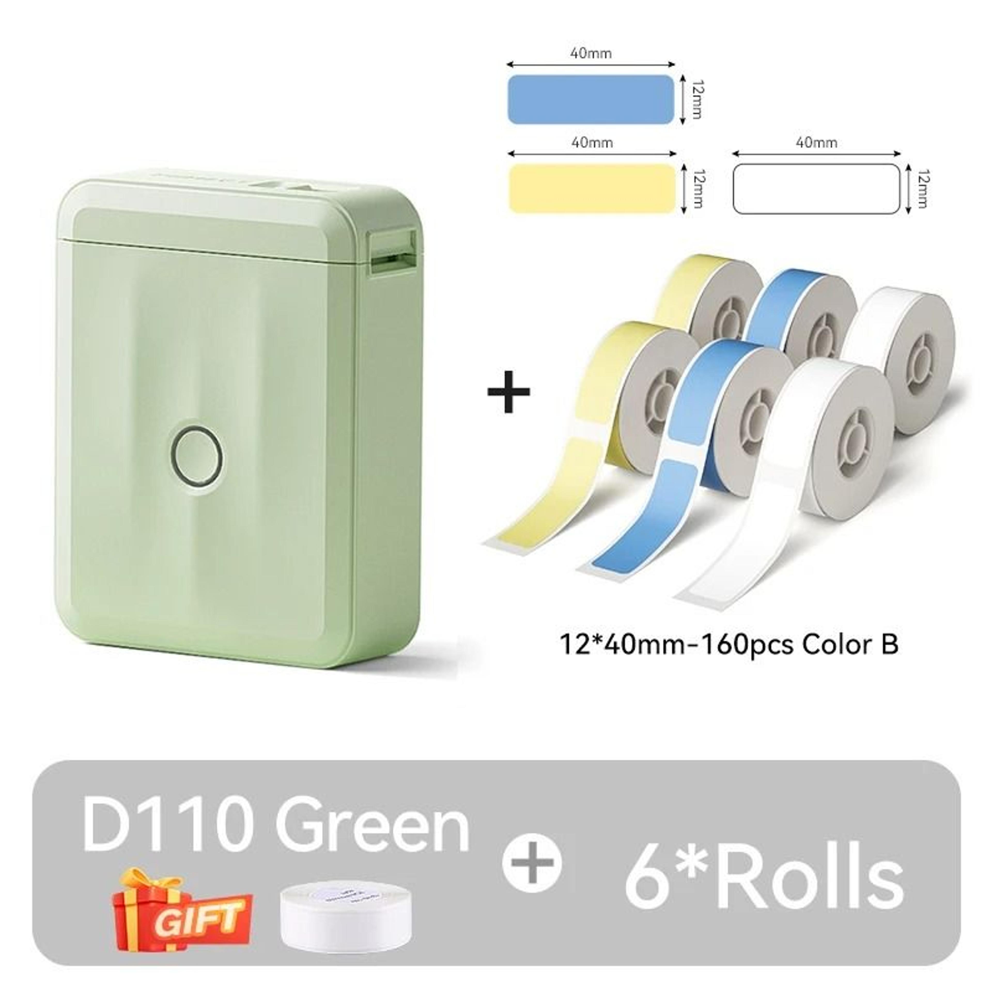 Mini Portable Thermal Printer Bluetooth Pocket Sticker Label Maker 23