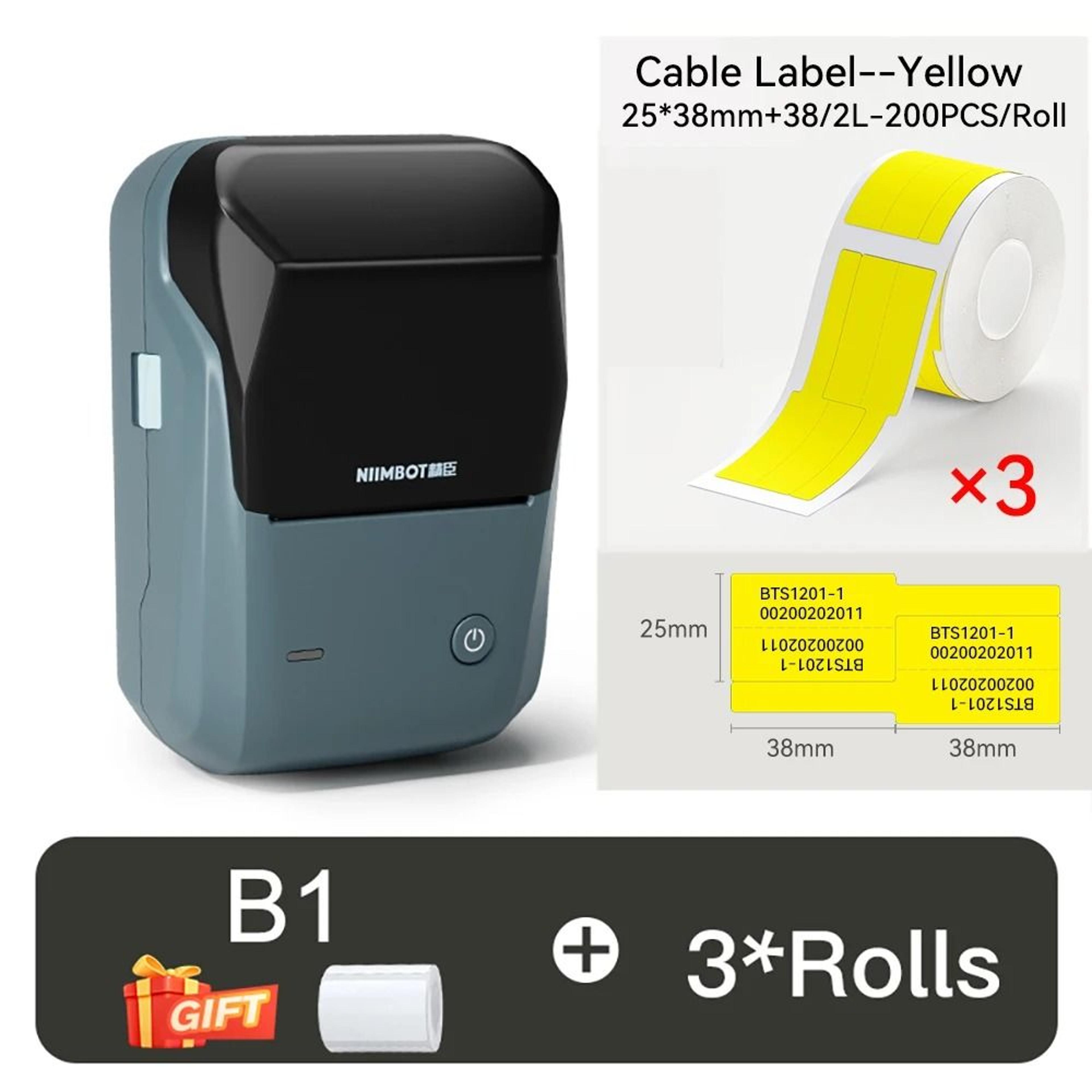 Mini Thermal Printer Portable Wireless Cable Label Machine 11