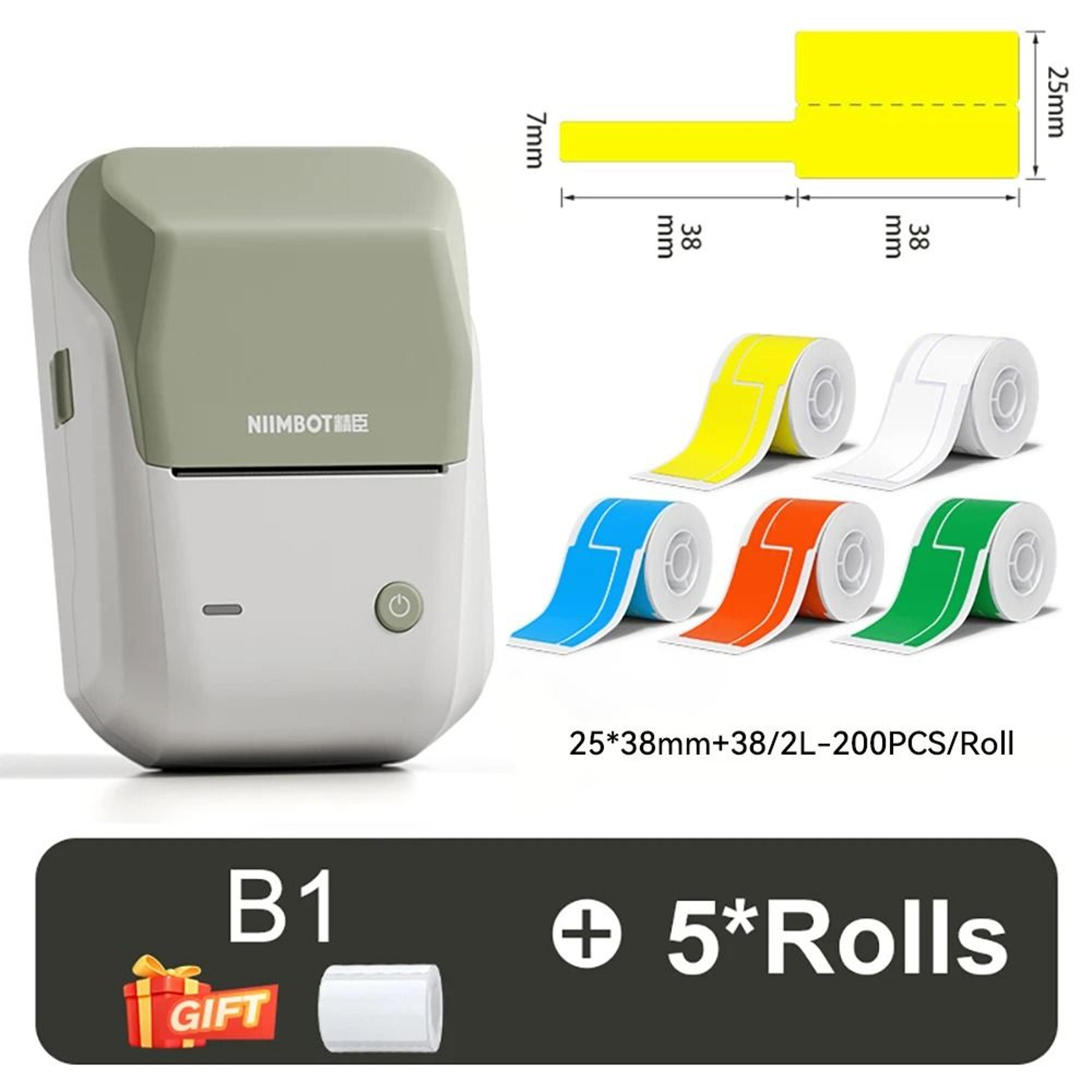 Mini Thermal Printer Portable Wireless Cable Label Machine 22