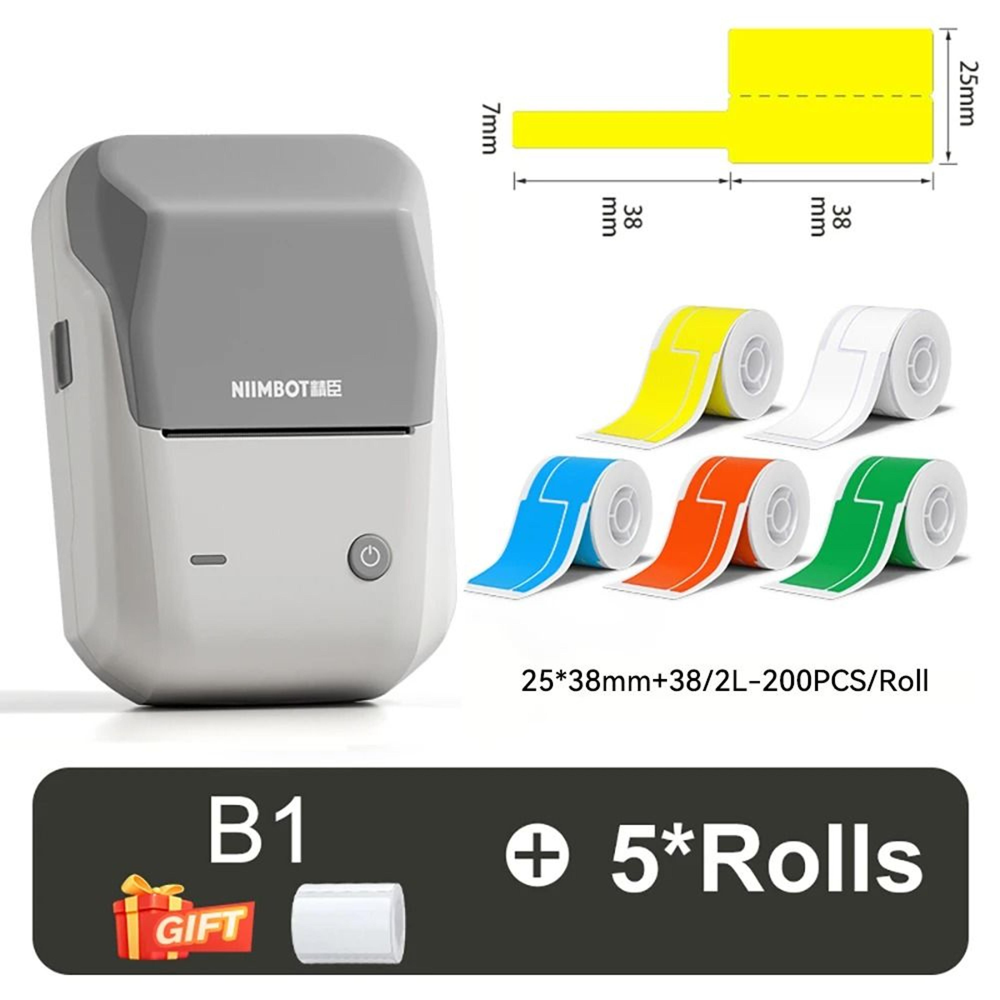 Mini Thermal Printer Portable Wireless Cable Label Machine 28