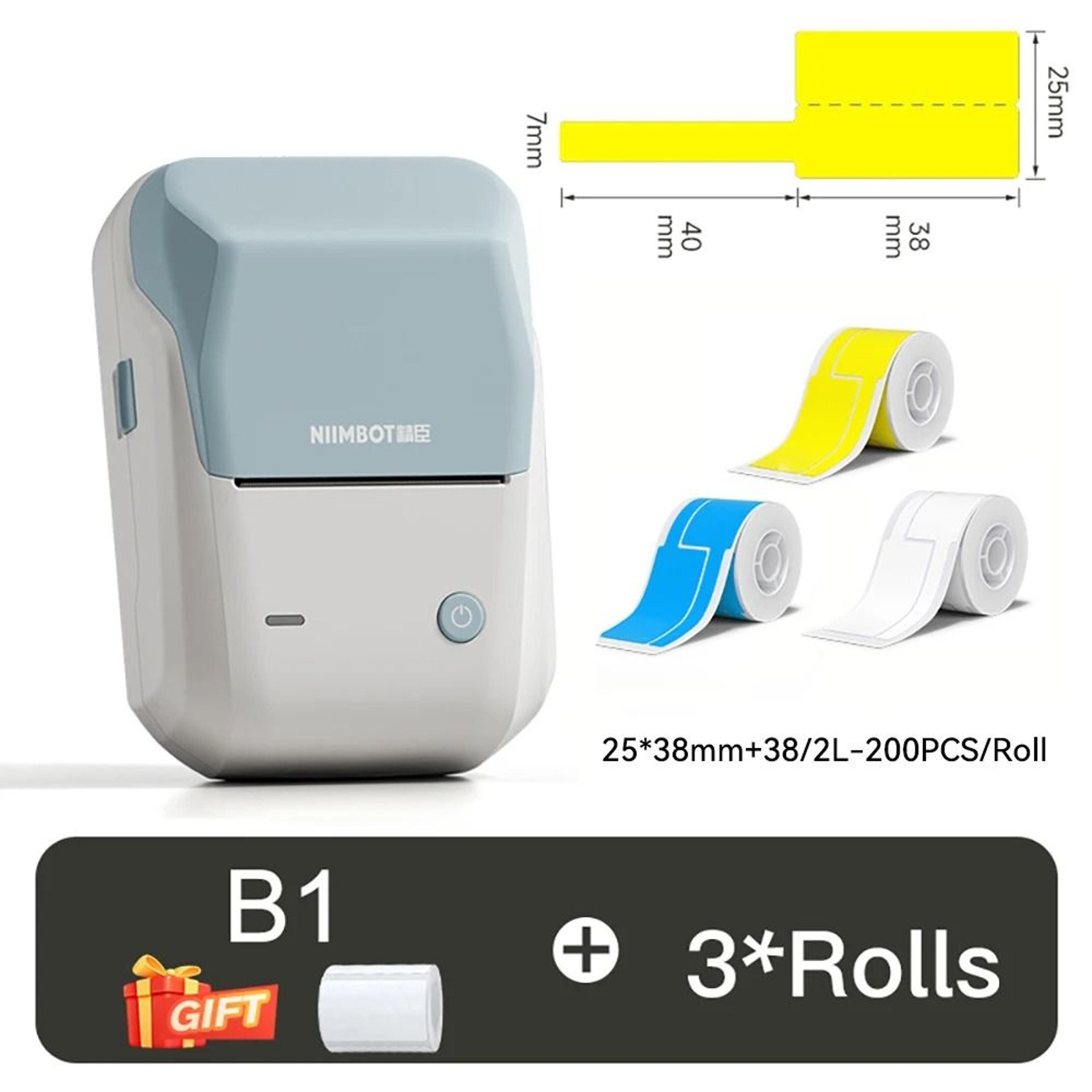 Mini Thermal Printer Portable Wireless Cable Label Machine 24