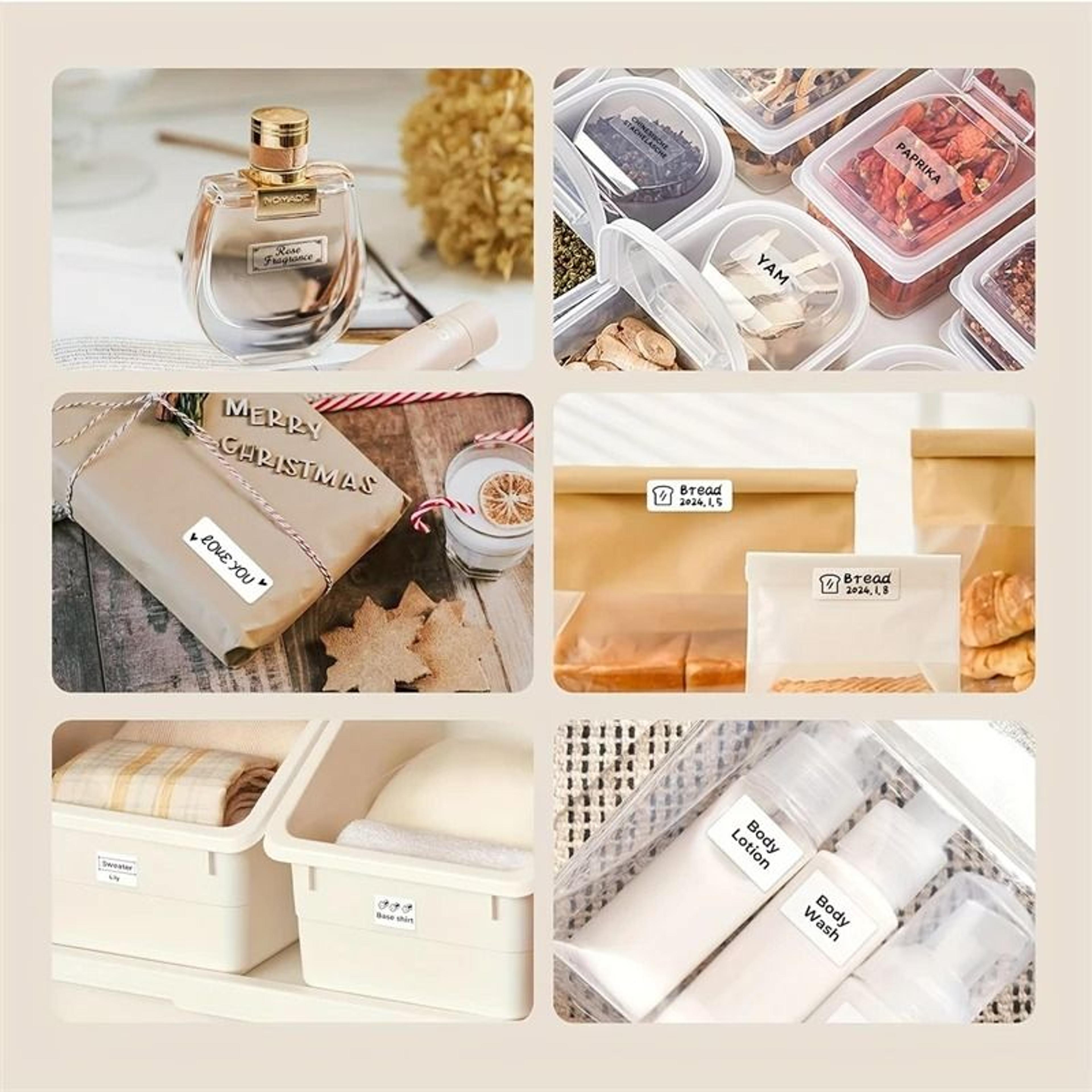 3Roll Pack Waterproof Thermal Label Sticker Paper Tape 3