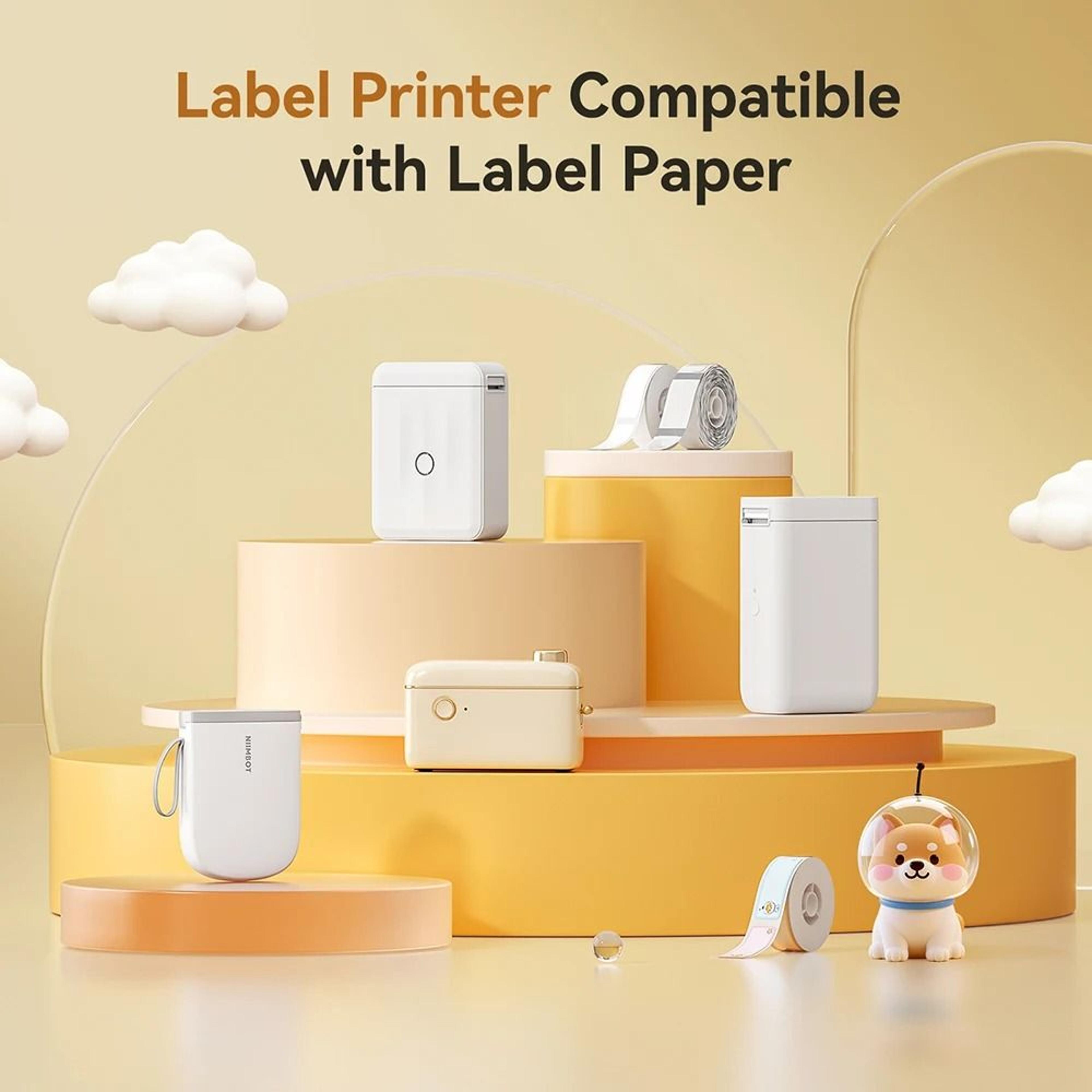 3Roll Pack Waterproof Thermal Label Sticker Paper Tape 1
