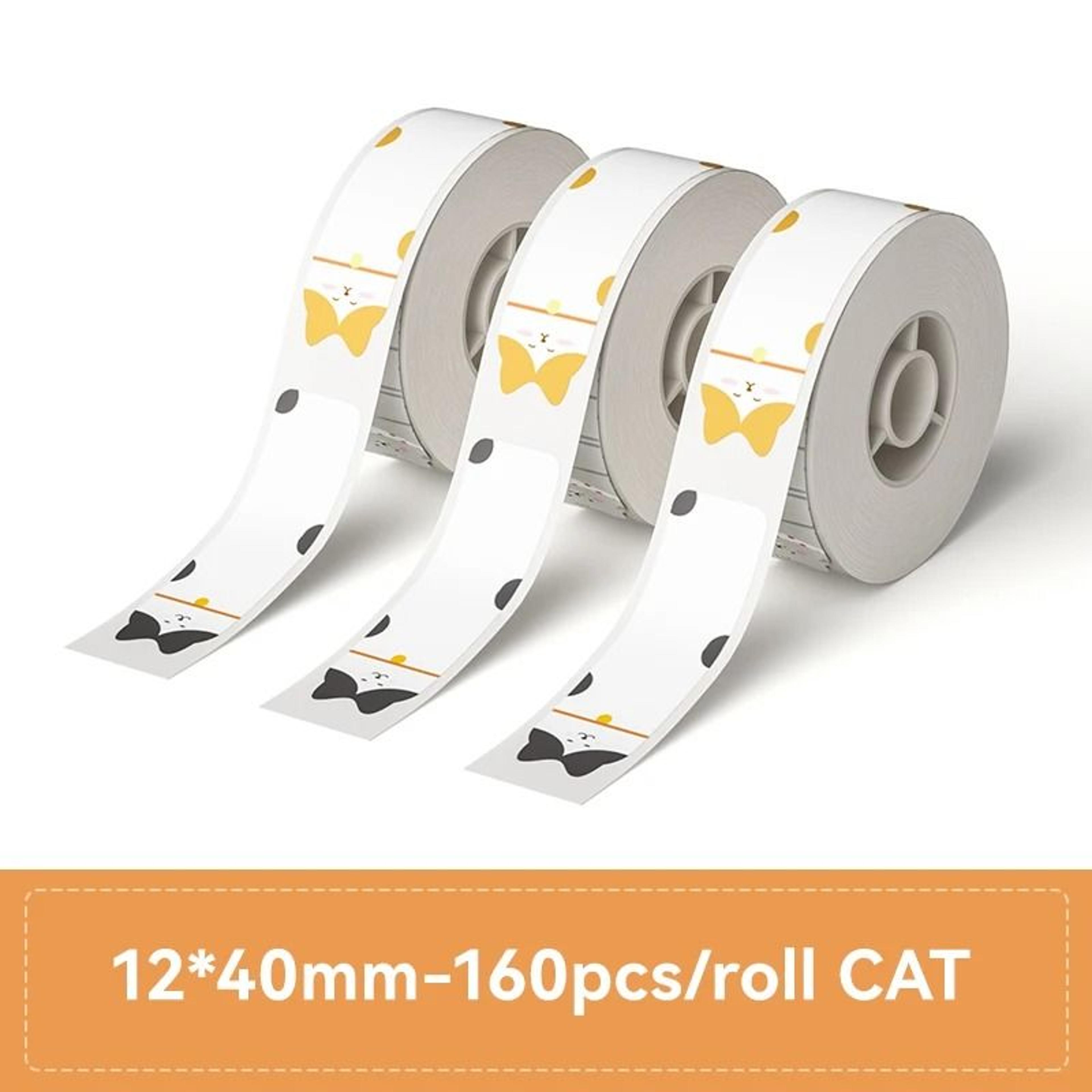 3Roll Pack Waterproof Thermal Label Sticker Paper Tape 27