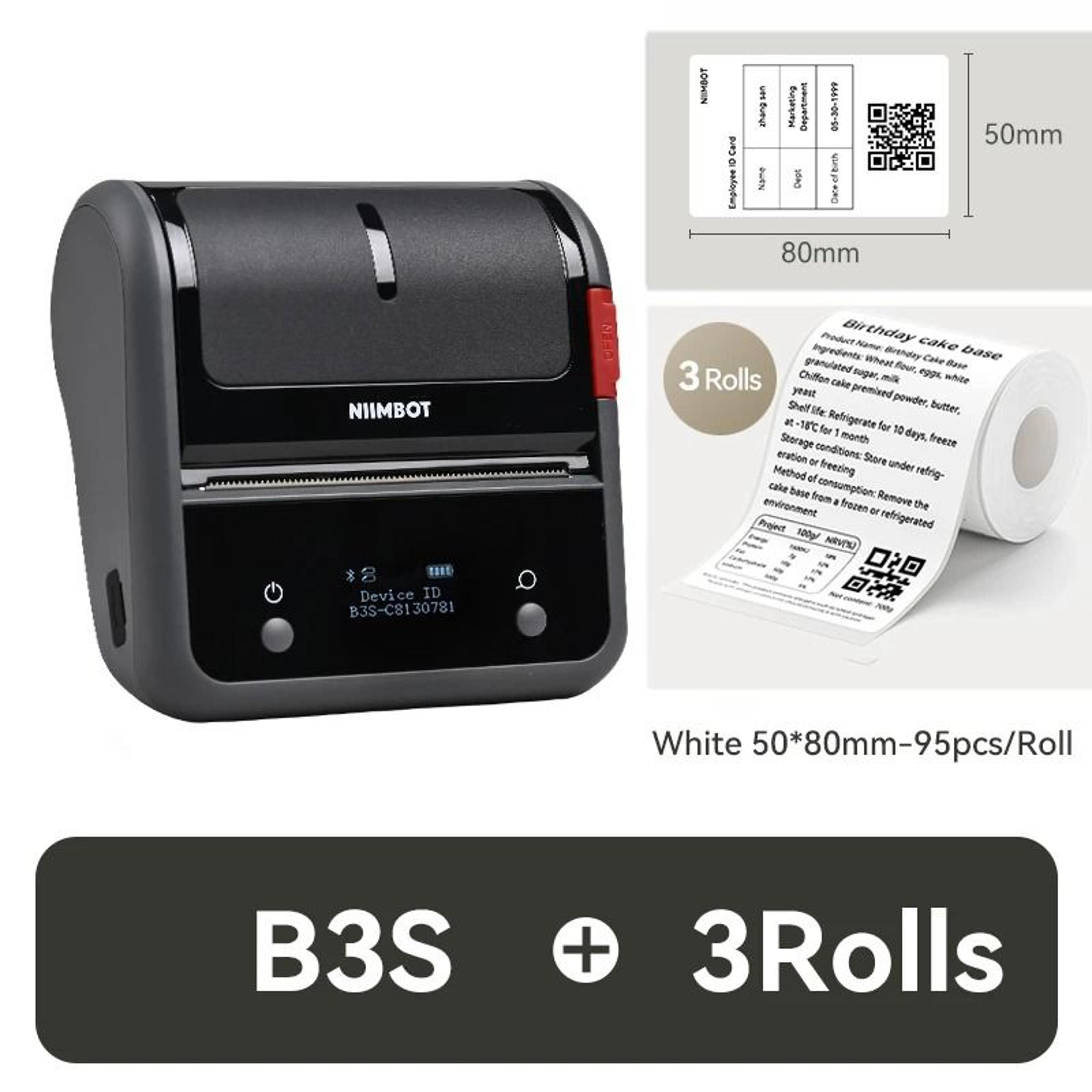 Commercial Portable Wireless Thermal Label Printer For Jewelry  Clothing 10
