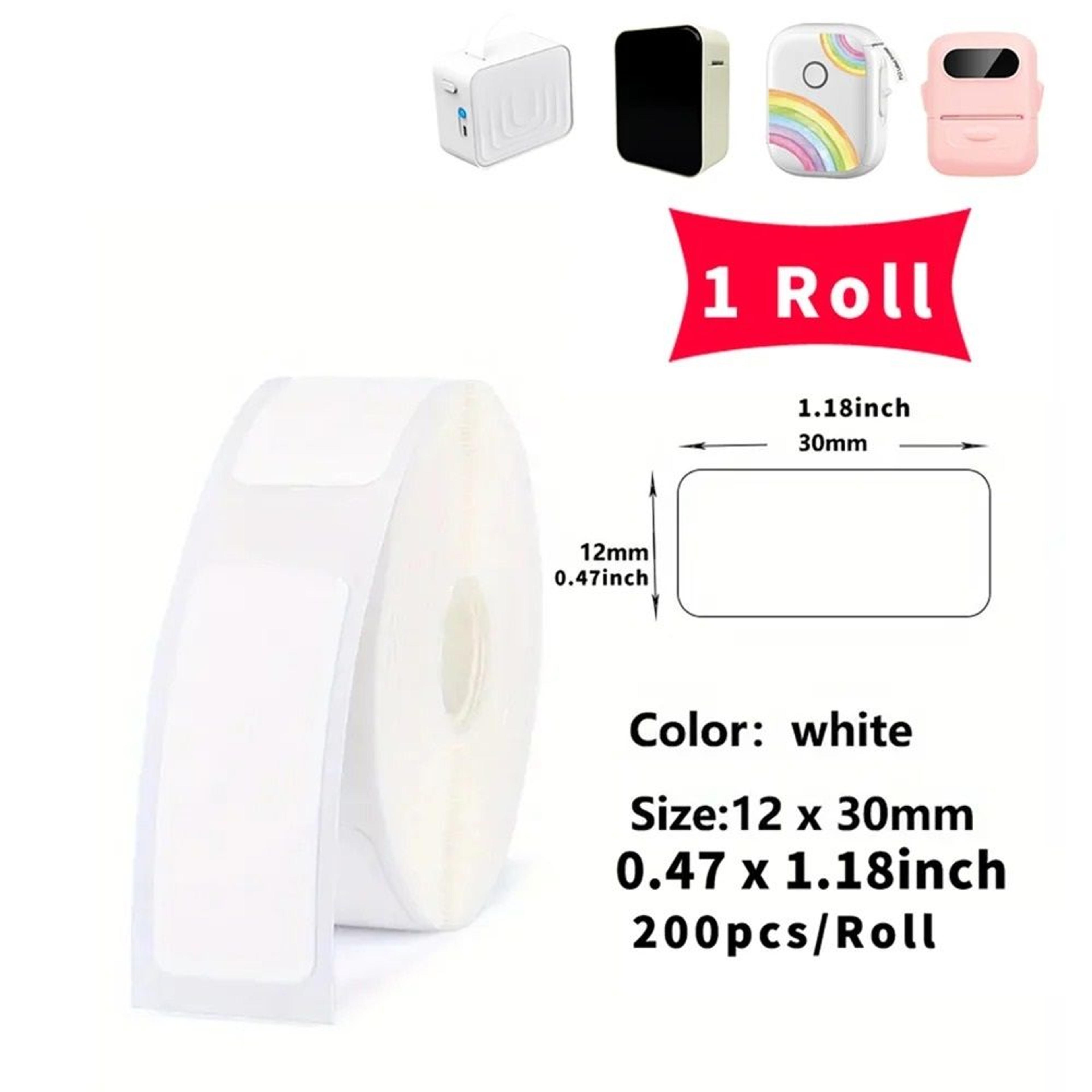 Universal SelfAdhesive Thermal Label Paper Sticker Roll For Mini Portable Printers 6