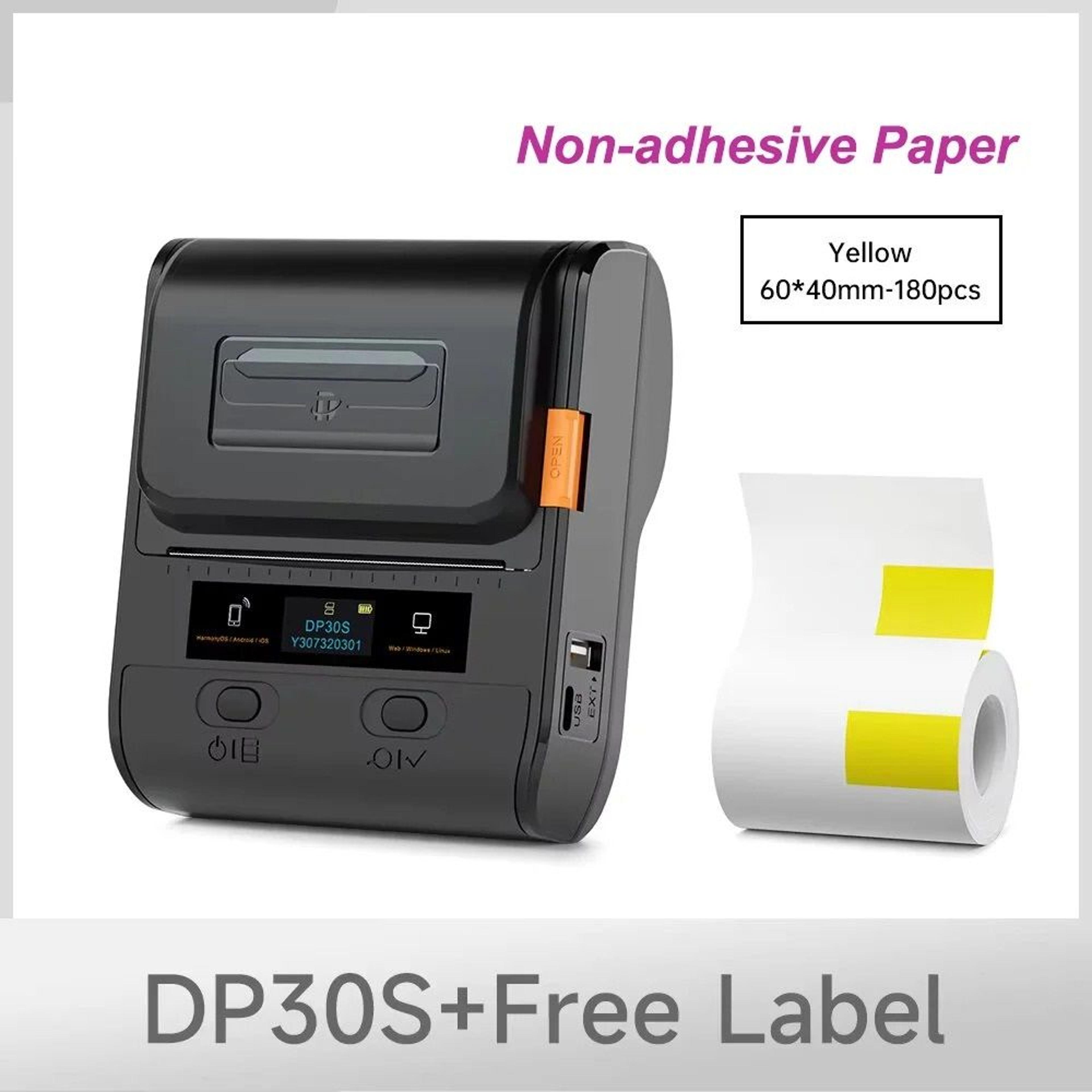 Commercial Wireless Portable Thermal Label Printer For MultiWidth Stickers 10