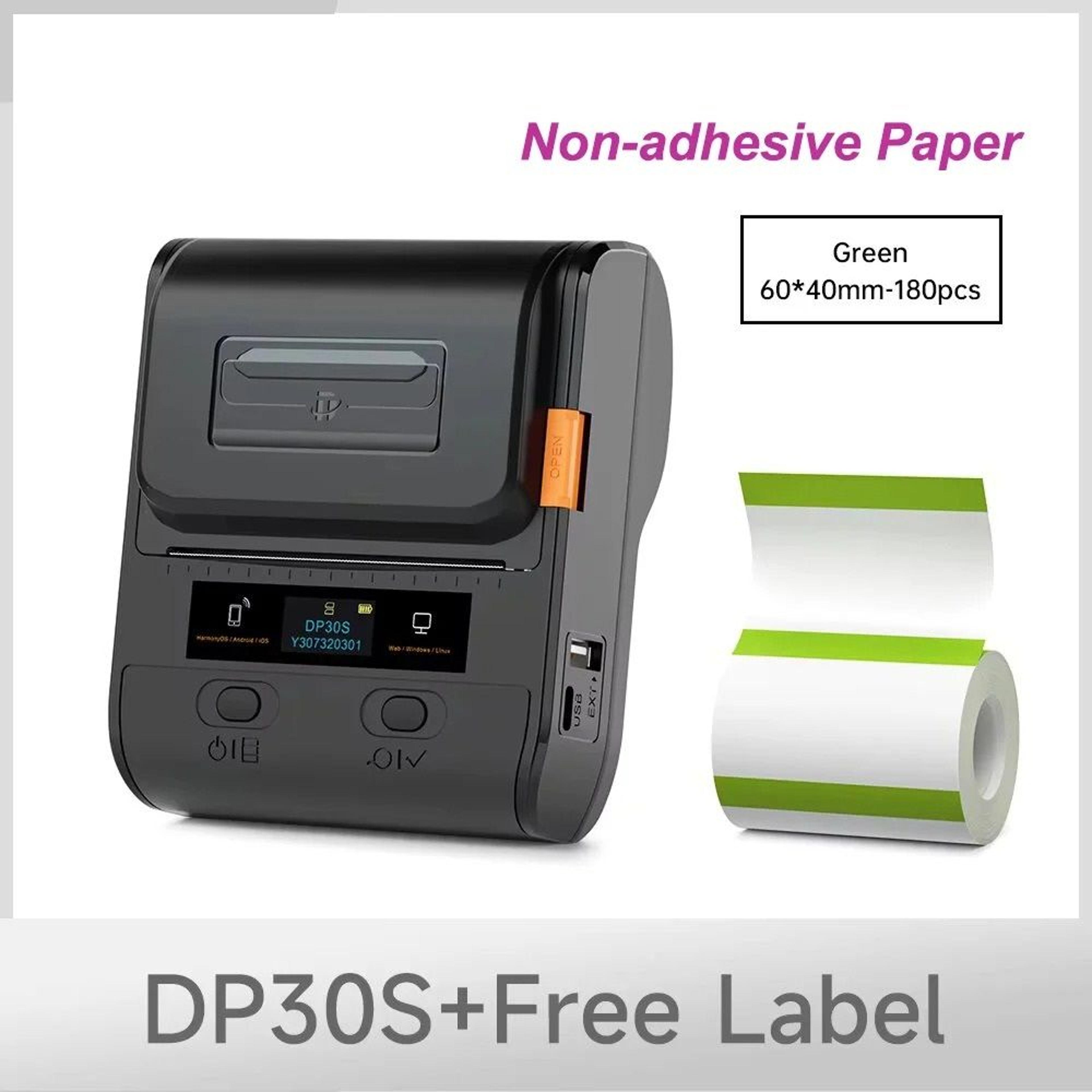 Commercial Wireless Portable Thermal Label Printer For MultiWidth Stickers 8