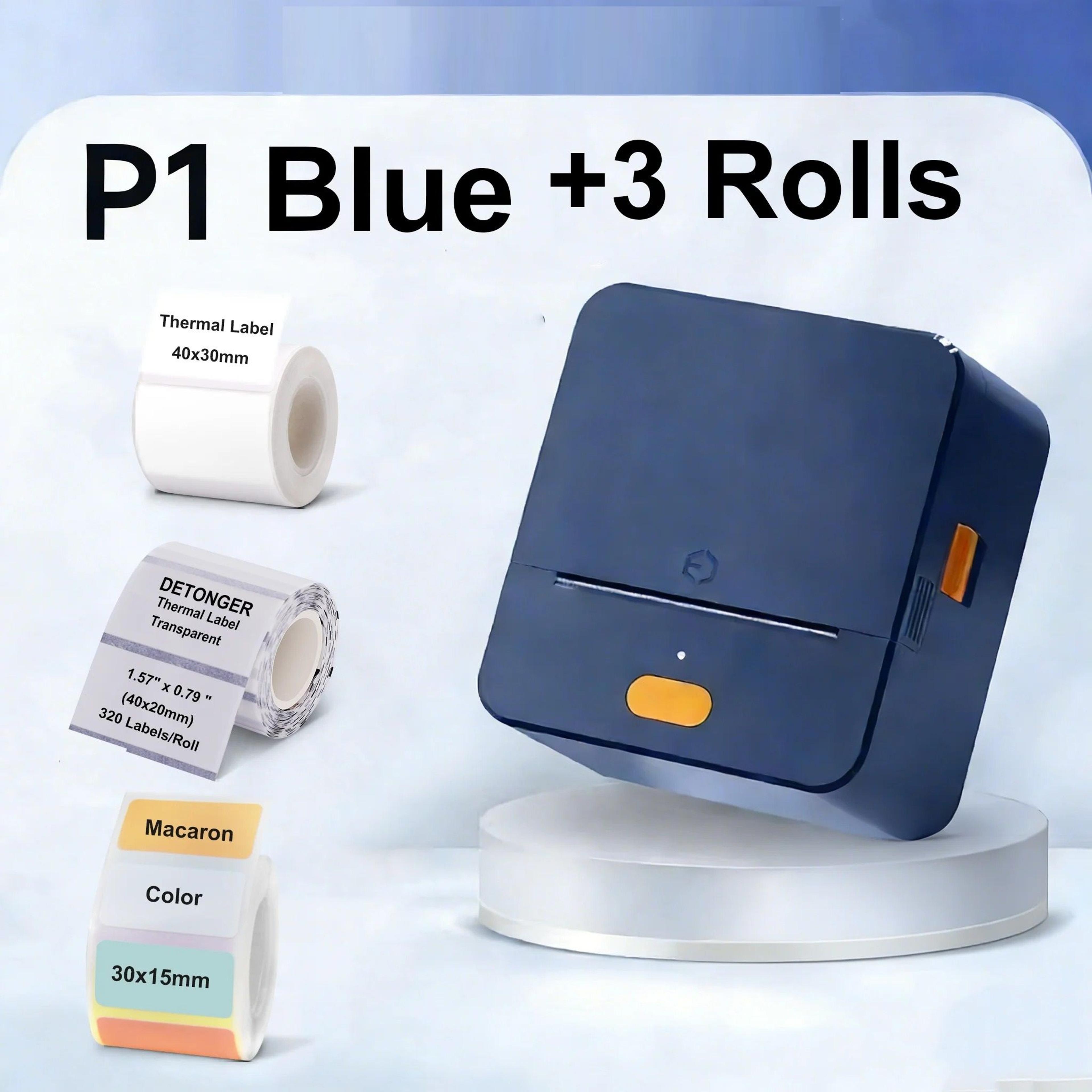 Mini Portable Thermal Label Printer Wireless Bluetooth Inkless Pocket Sticker Maker 8