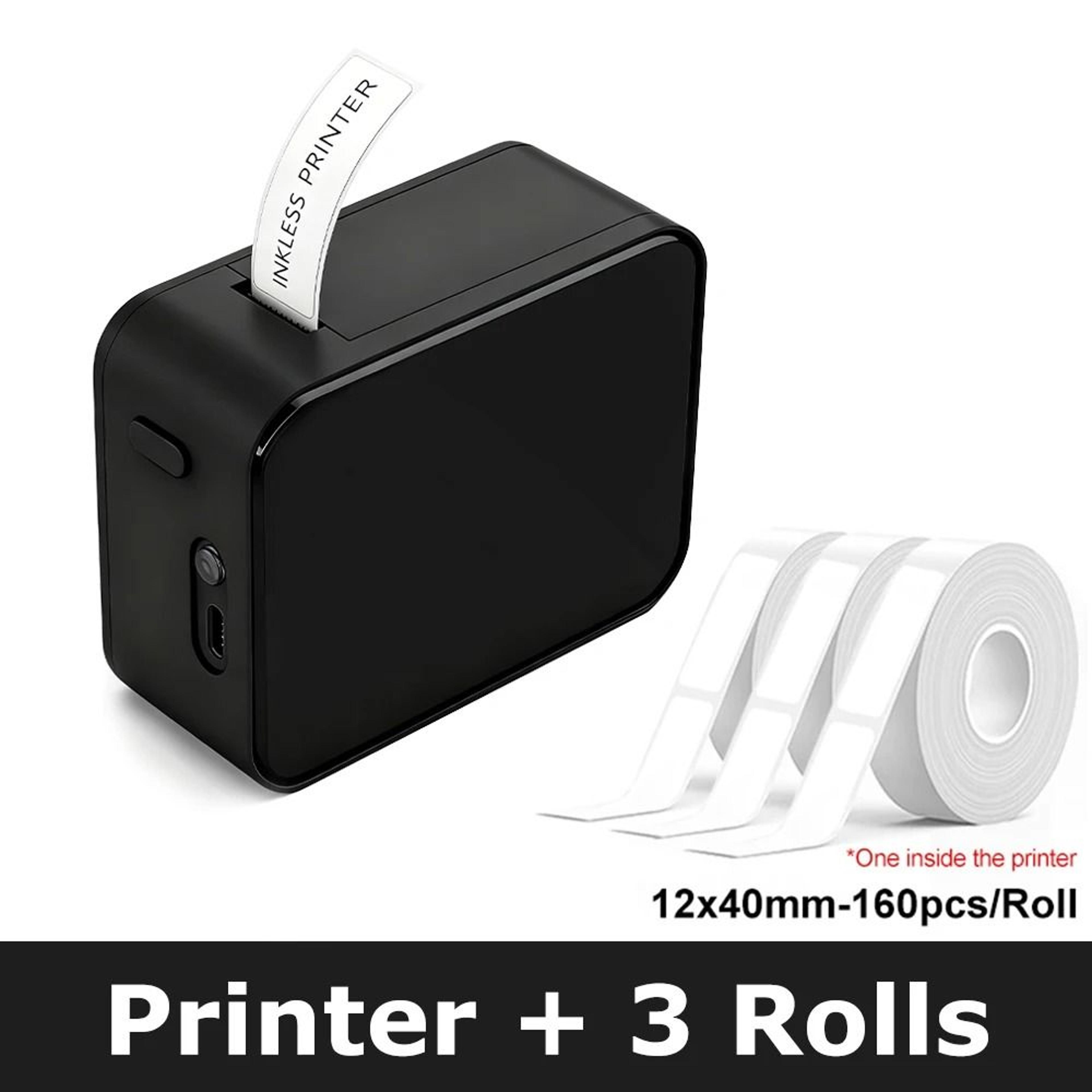 Portable Thermal Label Printer Wireless Bluetooth Inkless Pocket Sticker Maker 9
