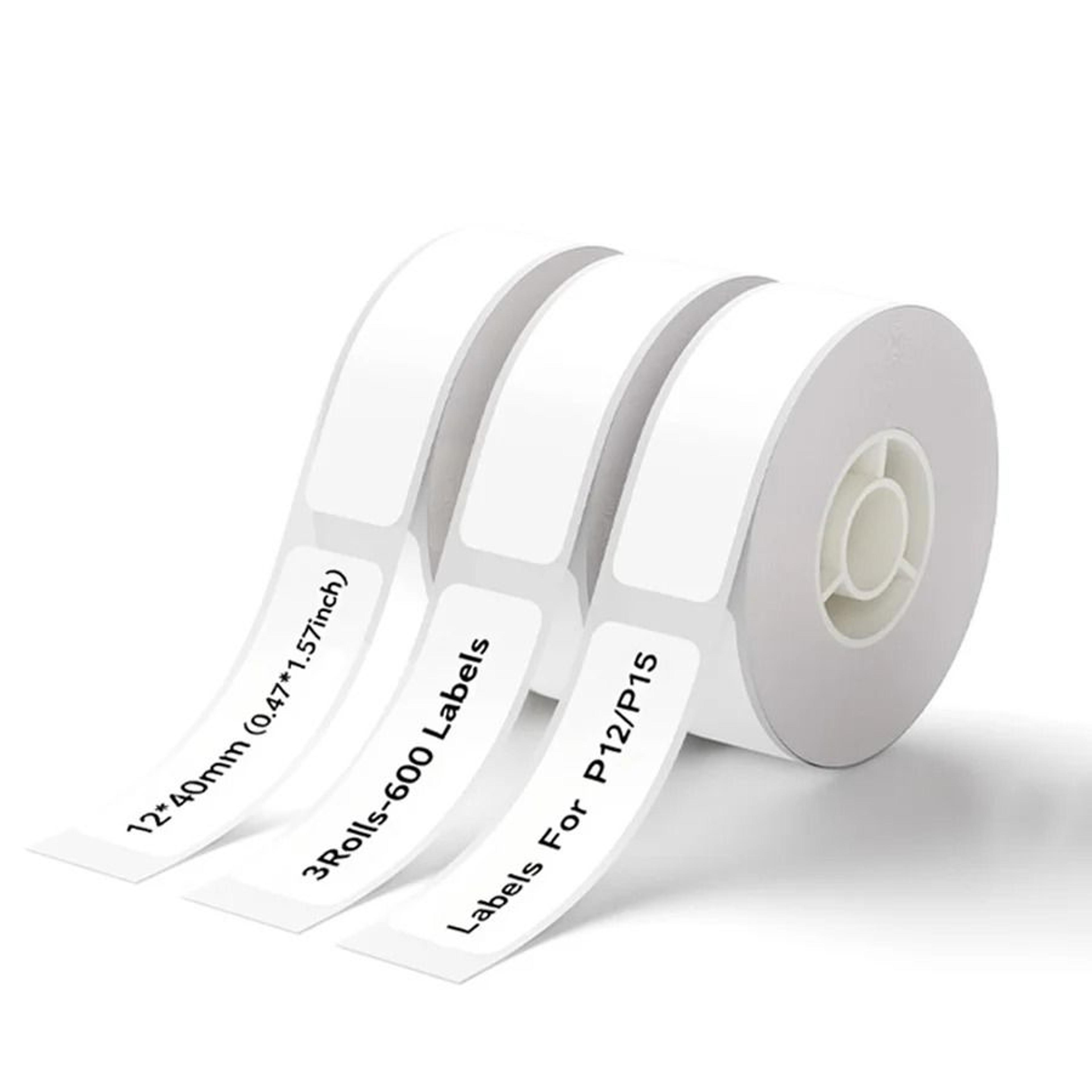 Universal SelfAdhesive Waterproof Thermal Label Tape Roll 3Pack 6