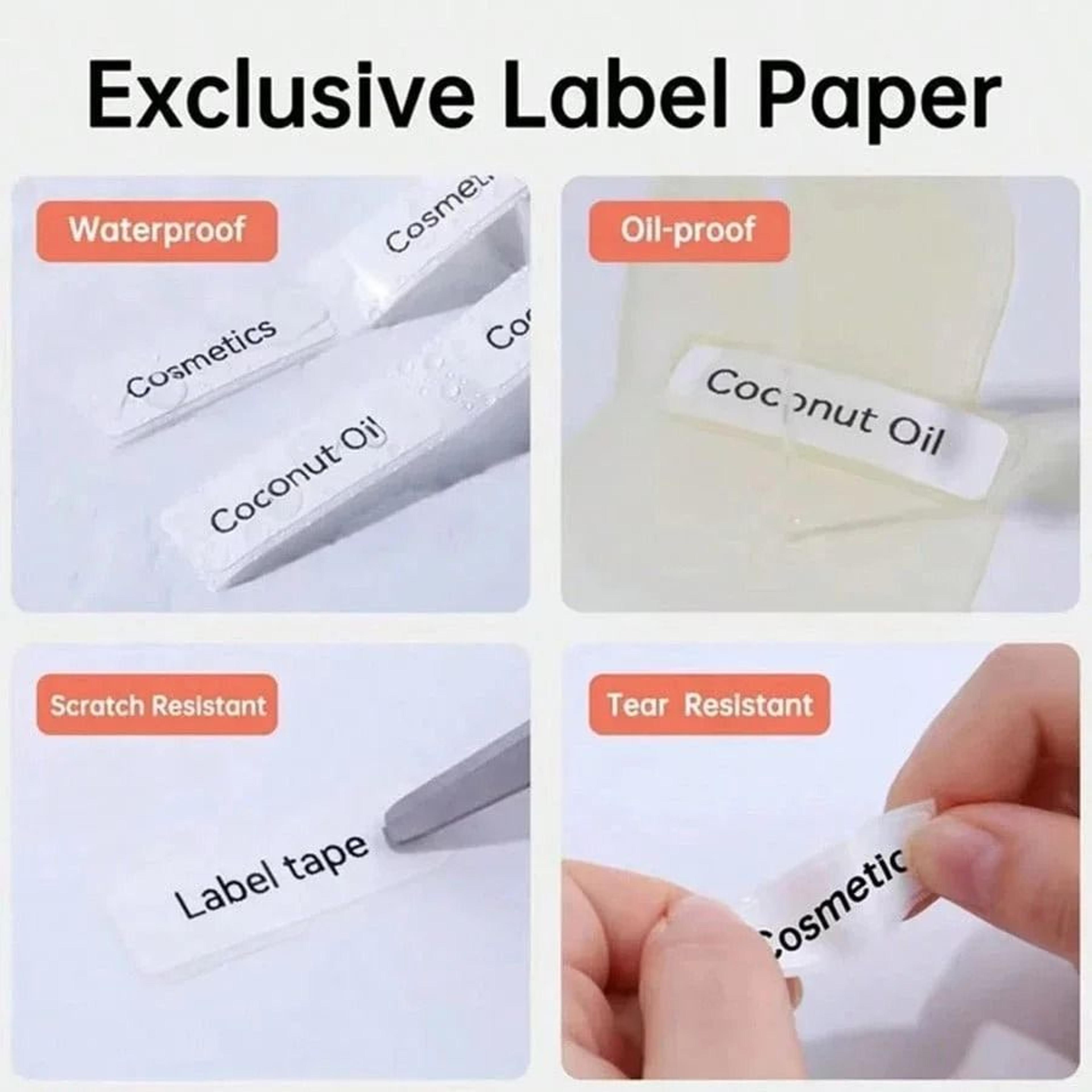 Universal SelfAdhesive Waterproof Thermal Label Tape Roll 3Pack 3