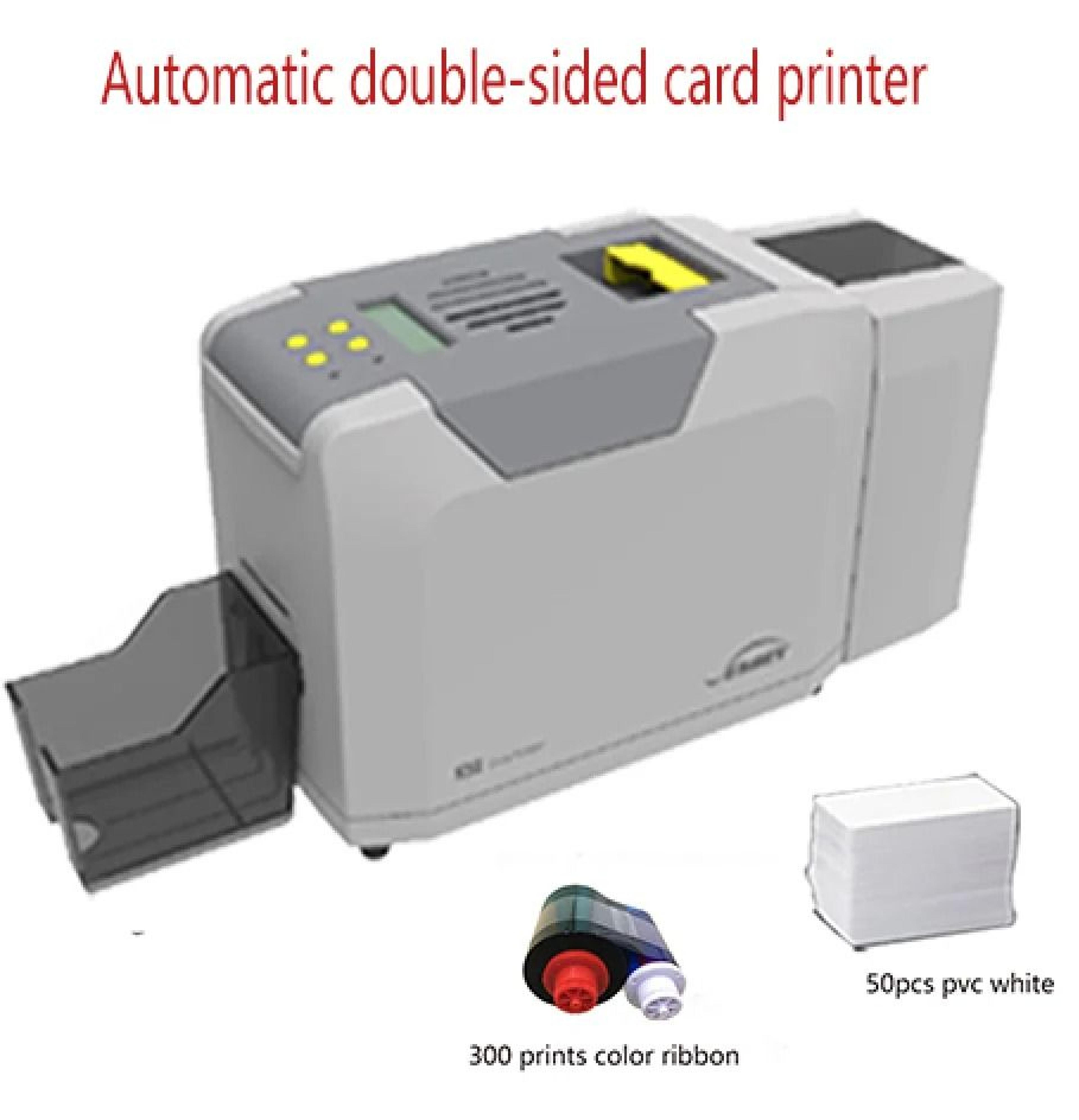 Commercial DualSided PVC Plastic ID Card Printer For RFID NFC  Magnetic Smart Cards 7