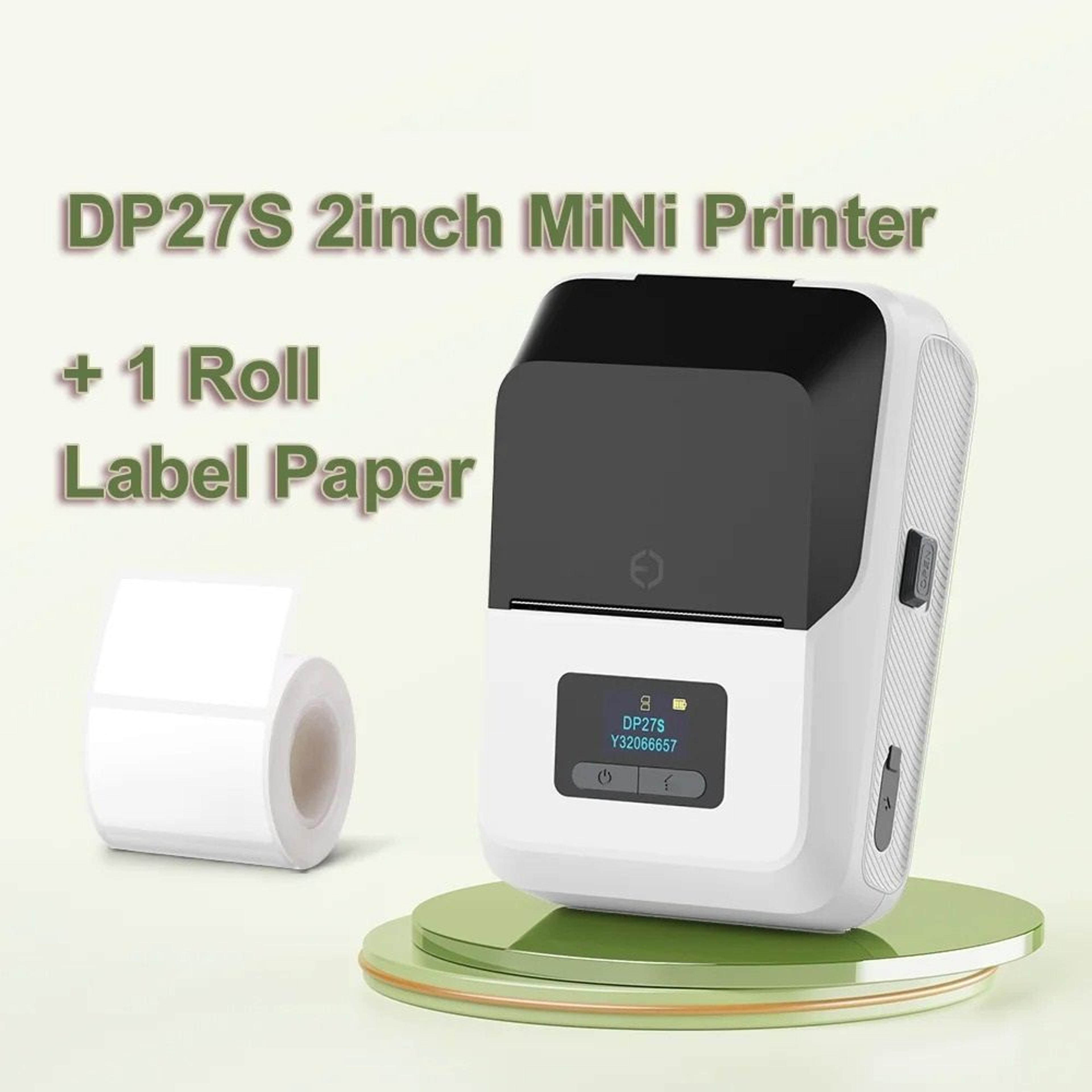 commercial handheld wireless thermal cable and sticker printer for mobile phones