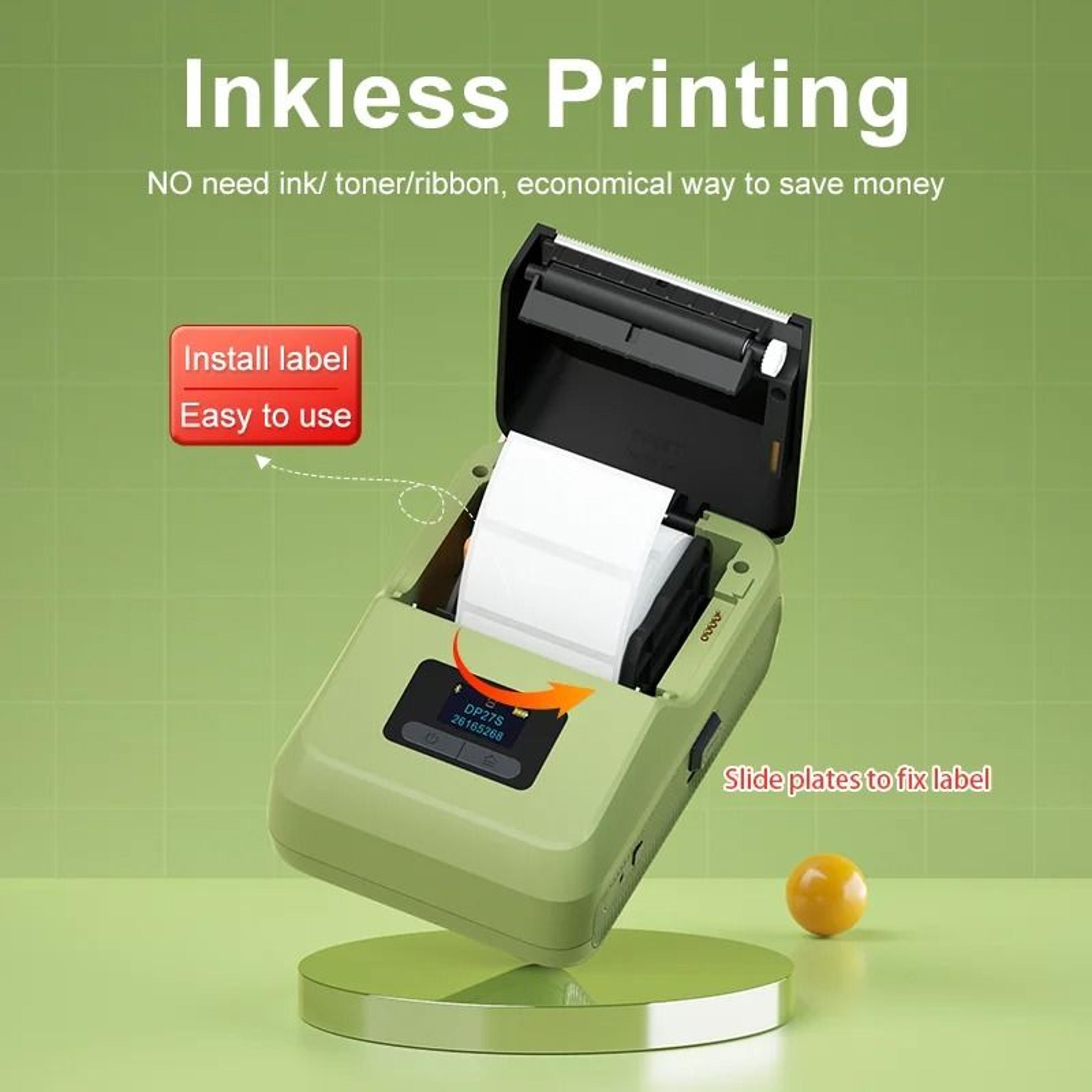 Commercial Handheld Wireless Thermal Cable And Sticker Printer For Mobile Phones 4