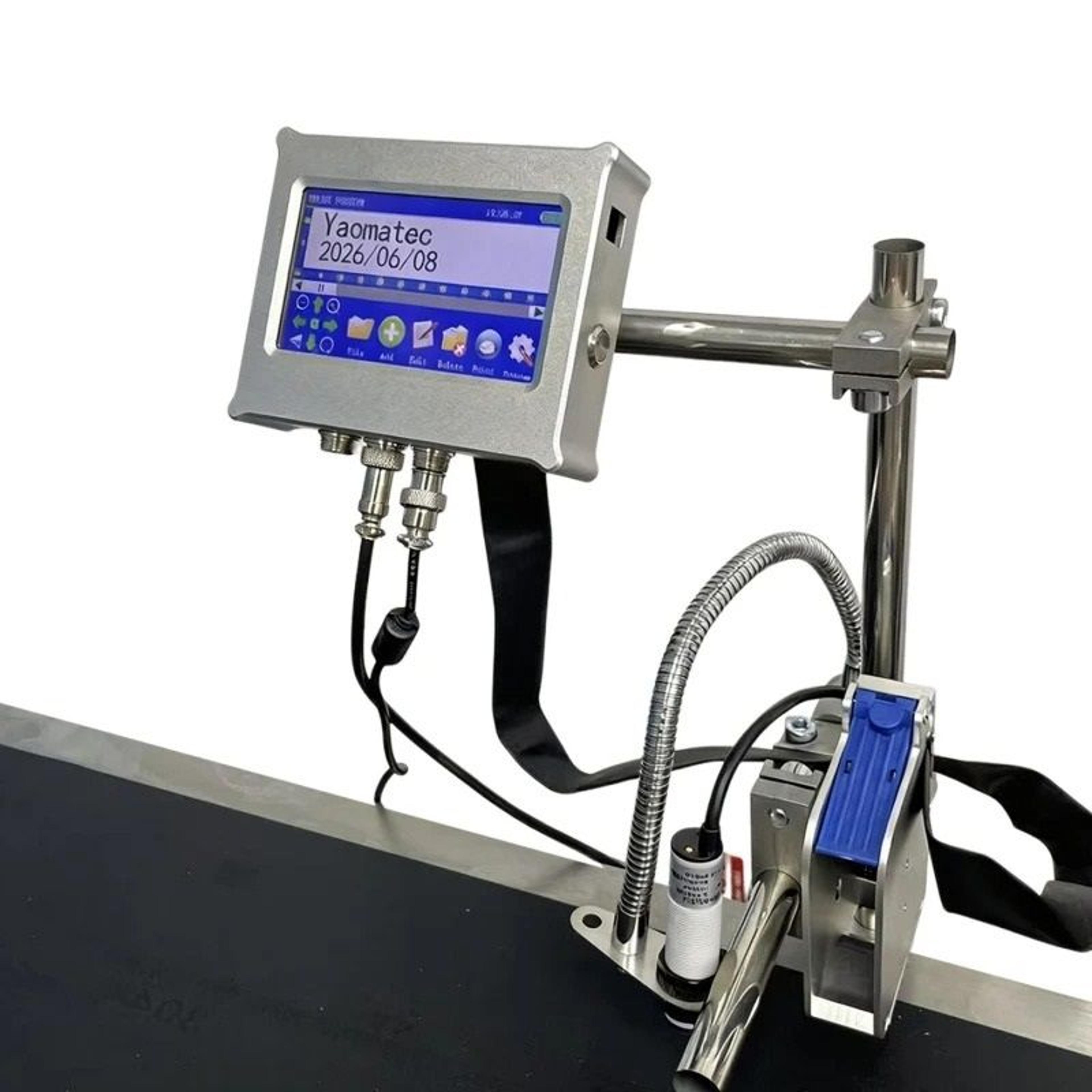 online inkjet printer thermal inkjet tij automatic coding machine for conveyor lines