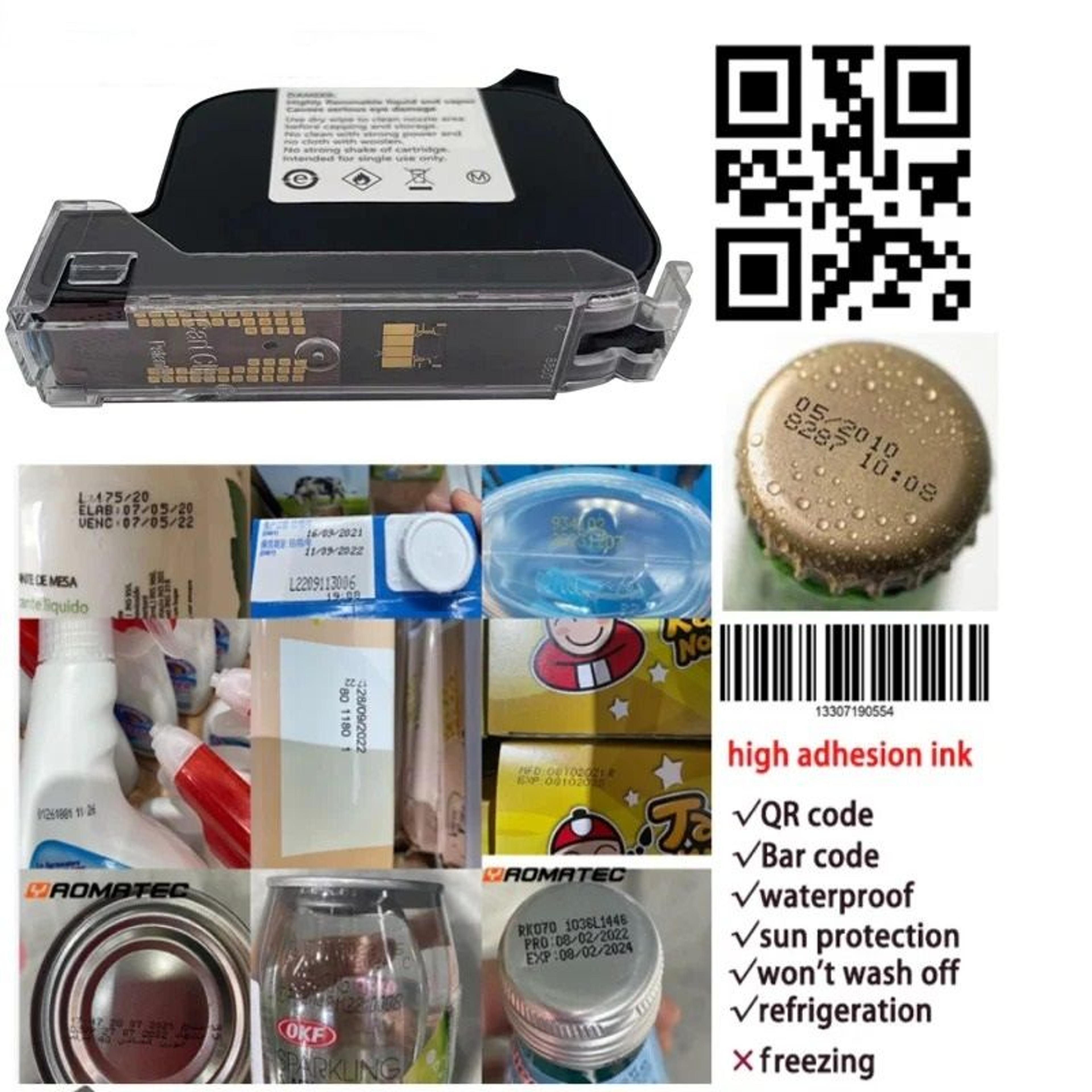 Handheld Thermal Inkjet Printer 28 Language Batch Coding Machine For Plastics And Cartons 4