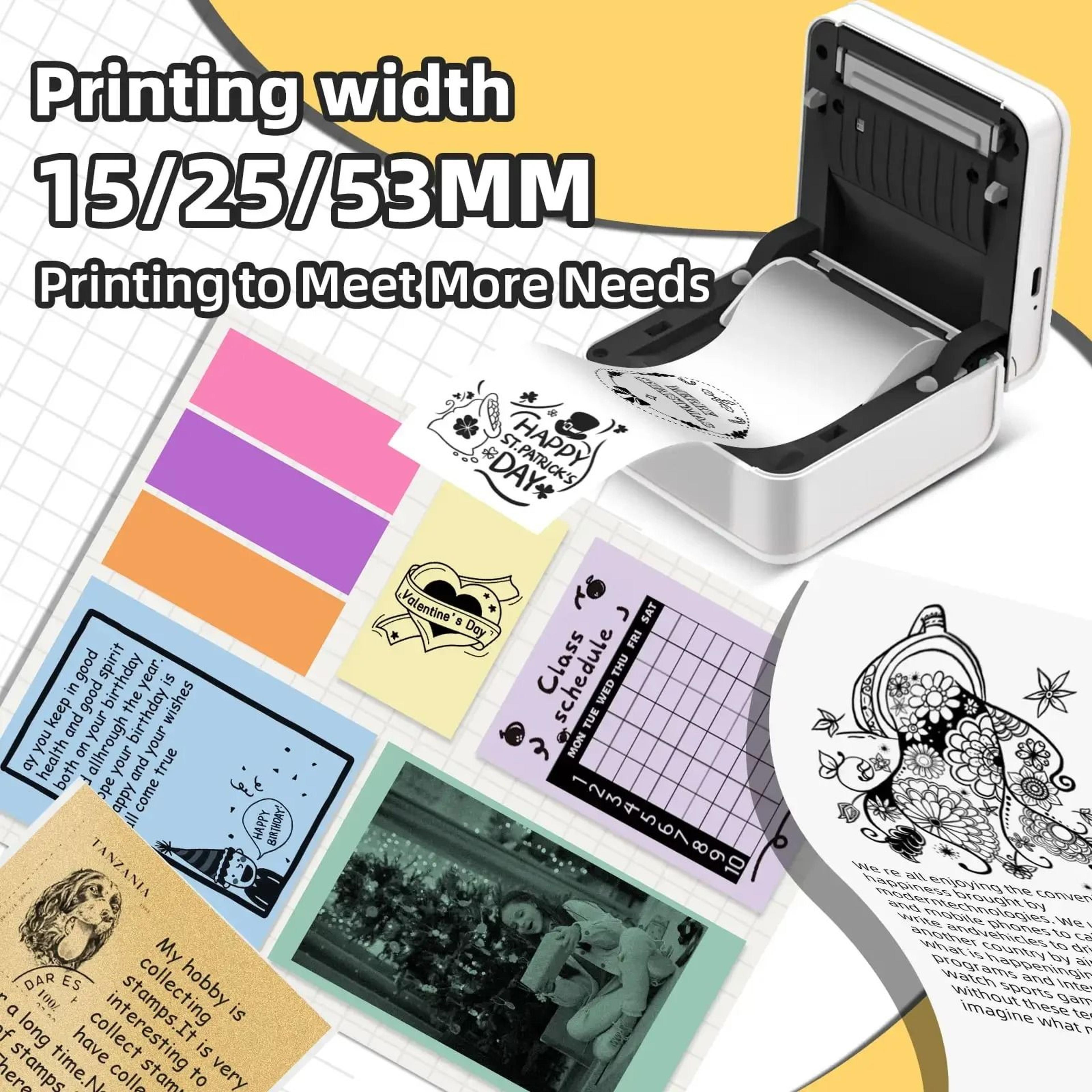 Desktop 300 DPI Wireless Thermal Pocket Printer Mobile Note And Photo Maker 2