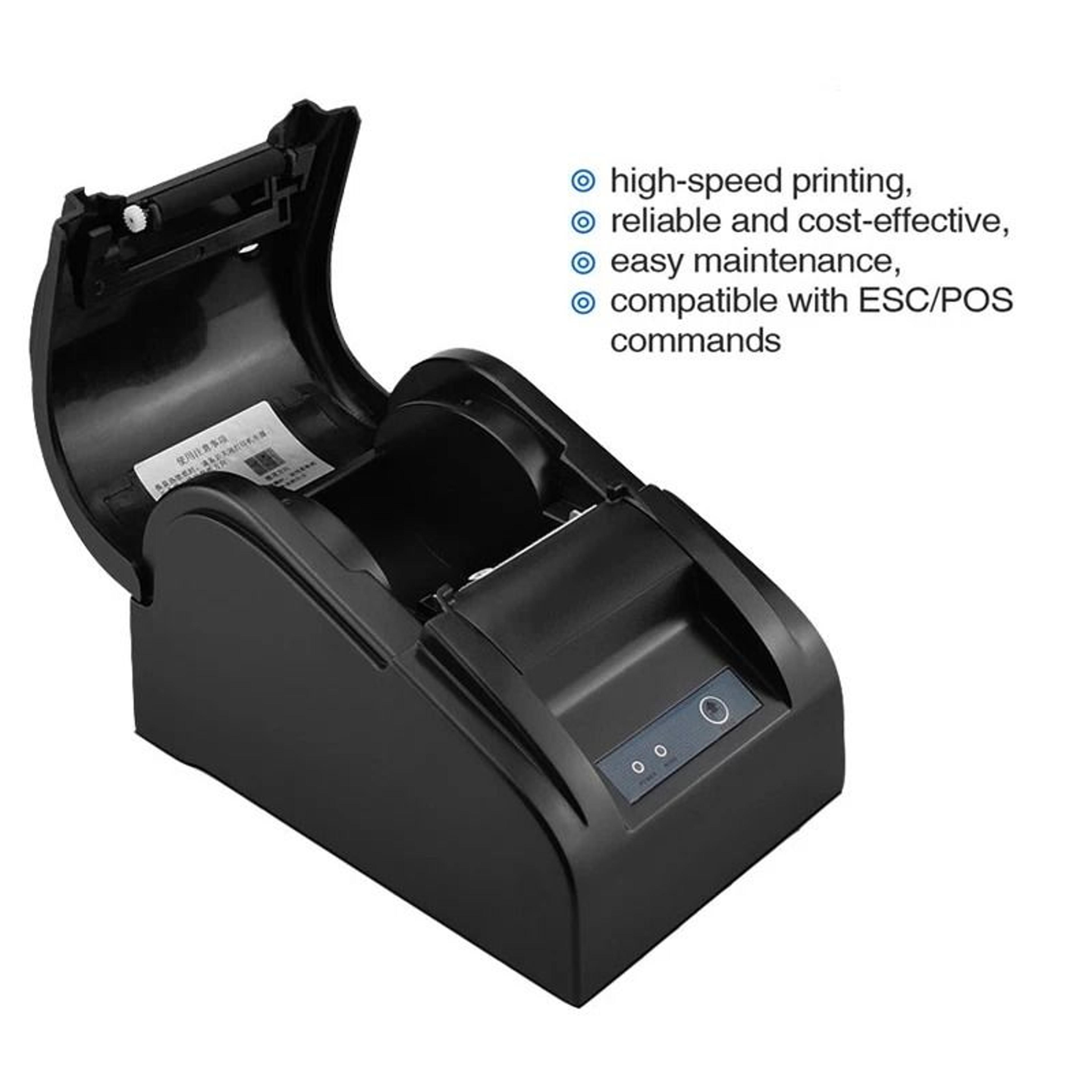 Desktop 23 In USB Thermal Receipt Printer High Speed POS Bill Maker 2
