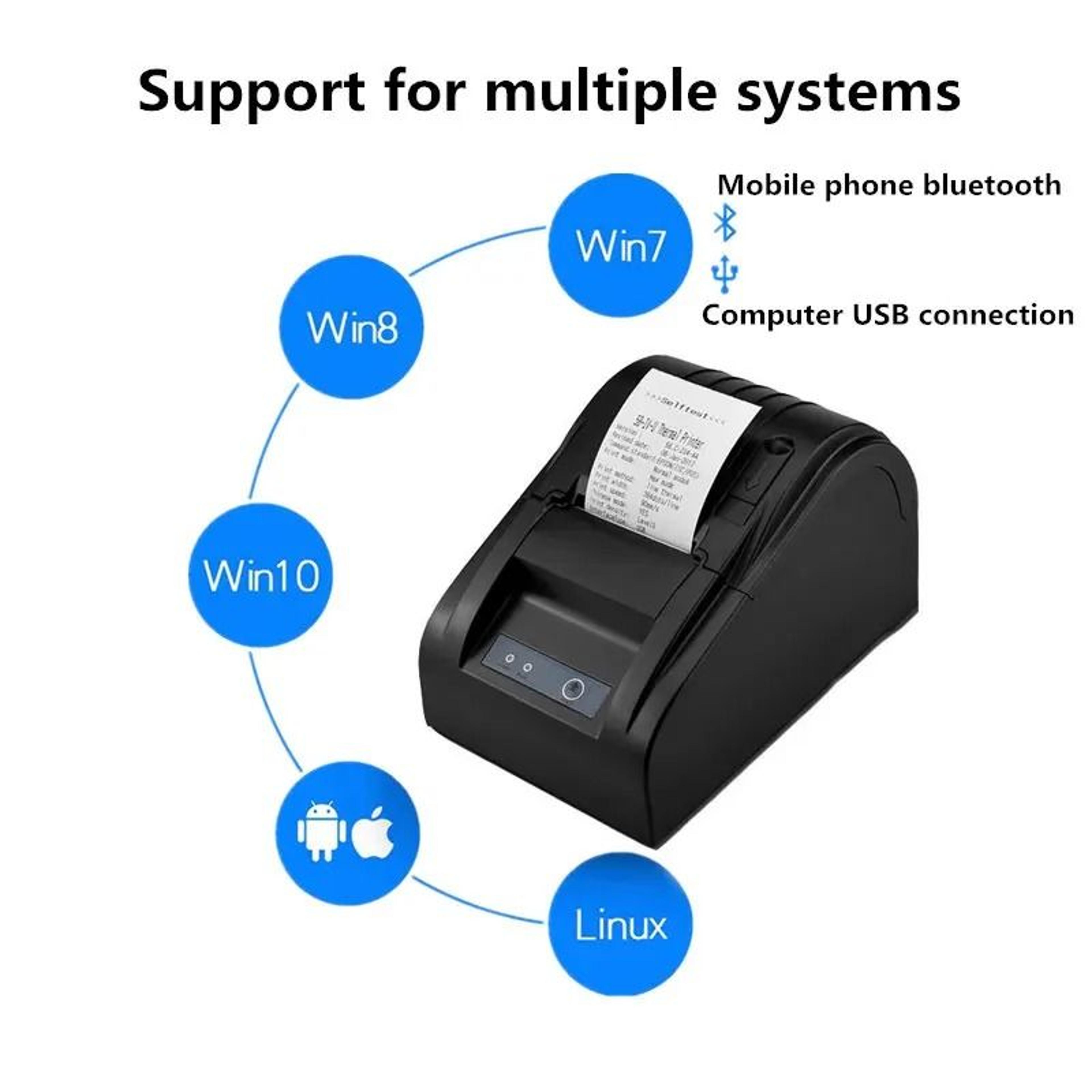 Desktop 23 In USB Thermal Receipt Printer High Speed POS Bill Maker 1
