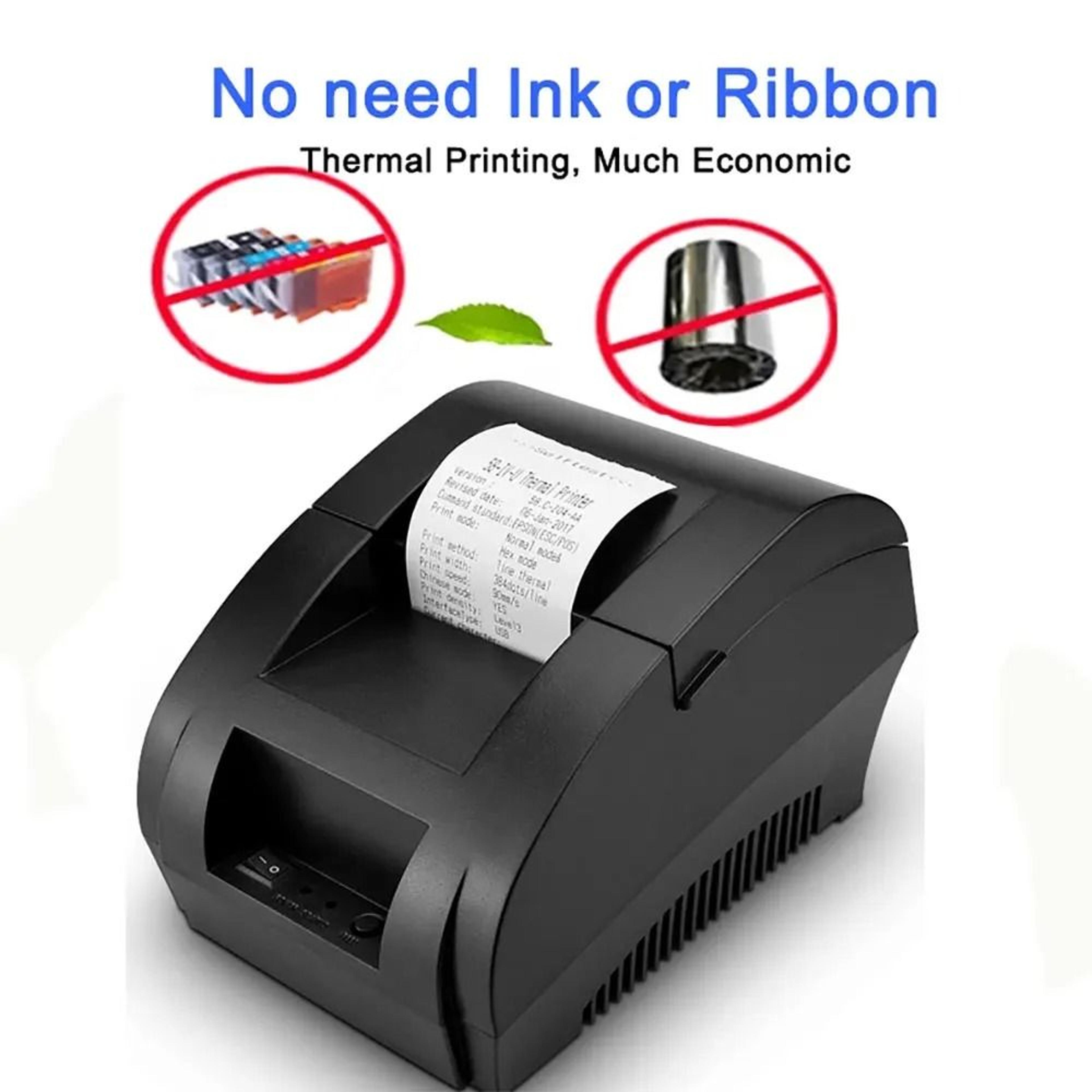 Desktop 23 In USB Thermal Receipt Printer High Speed POS Receipt Maker 3