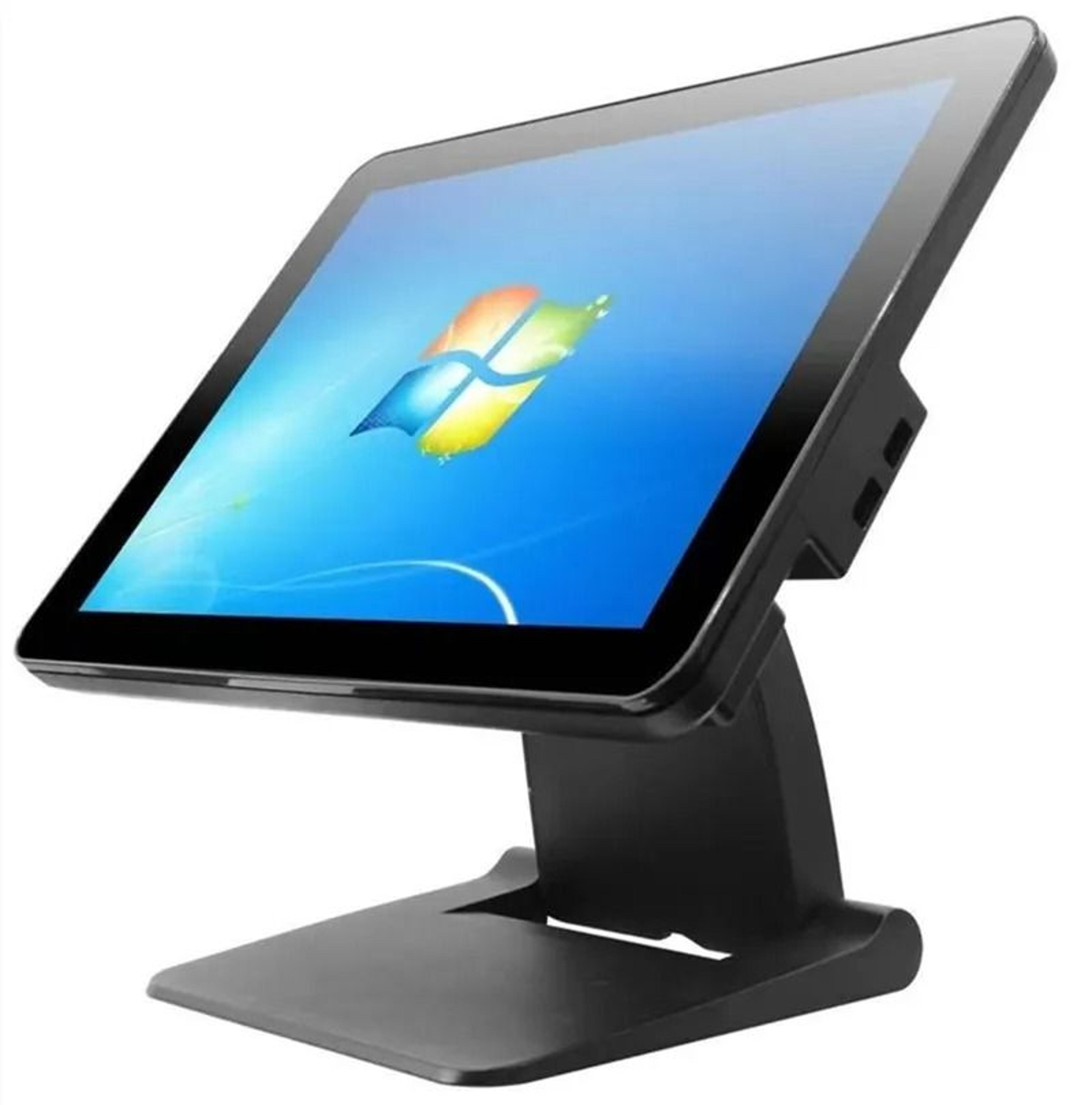 desktop 15.6 in windows 10 dual screen touch pos terminal folding cash register