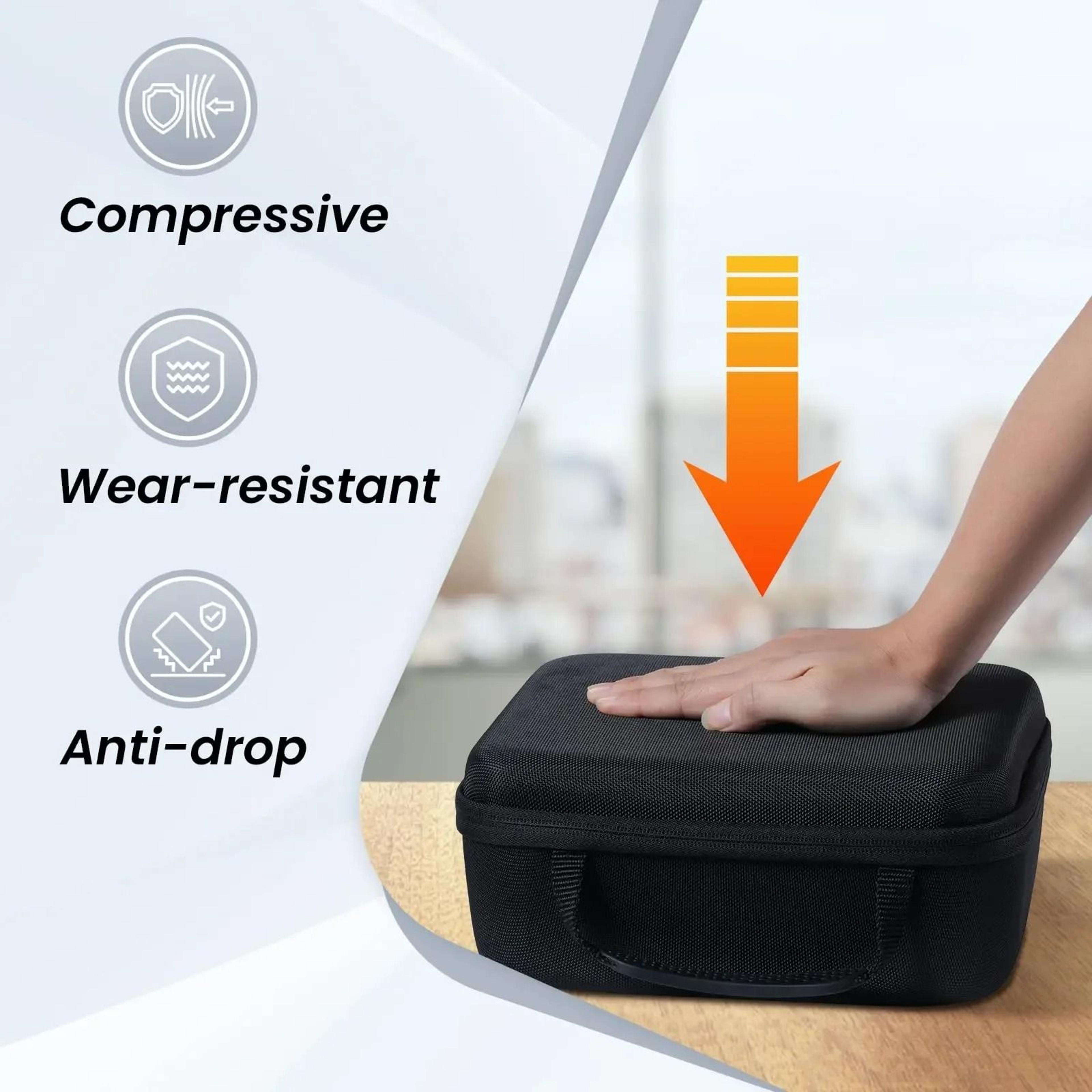 Desktop Label Printer Storage Case Hard Travel Holder Labeler Organizer Bag 3
