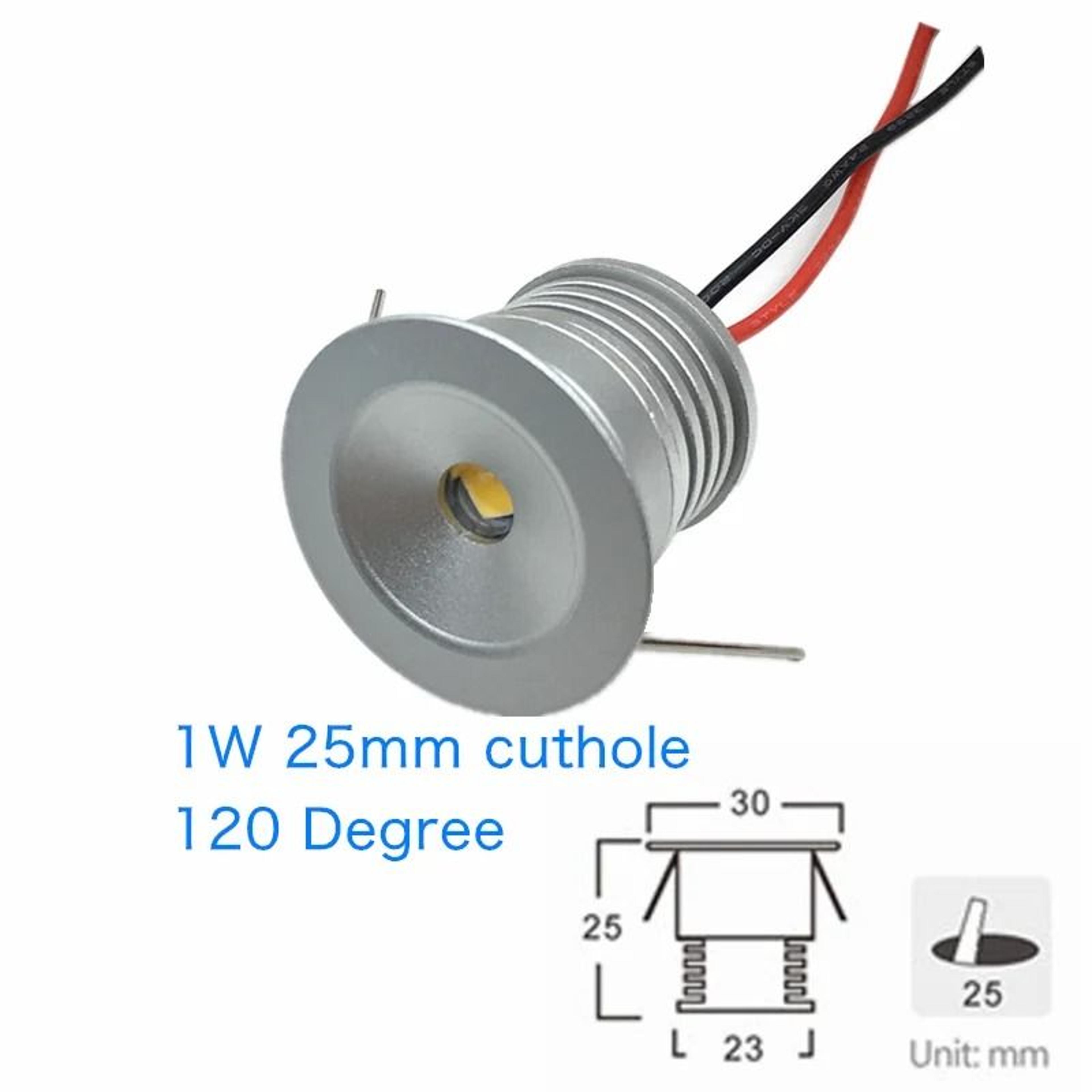 Desktop Mini LED Downlight 1W 3W Recessed 12V Dimmable Cabinet Ceiling Spotlight 6